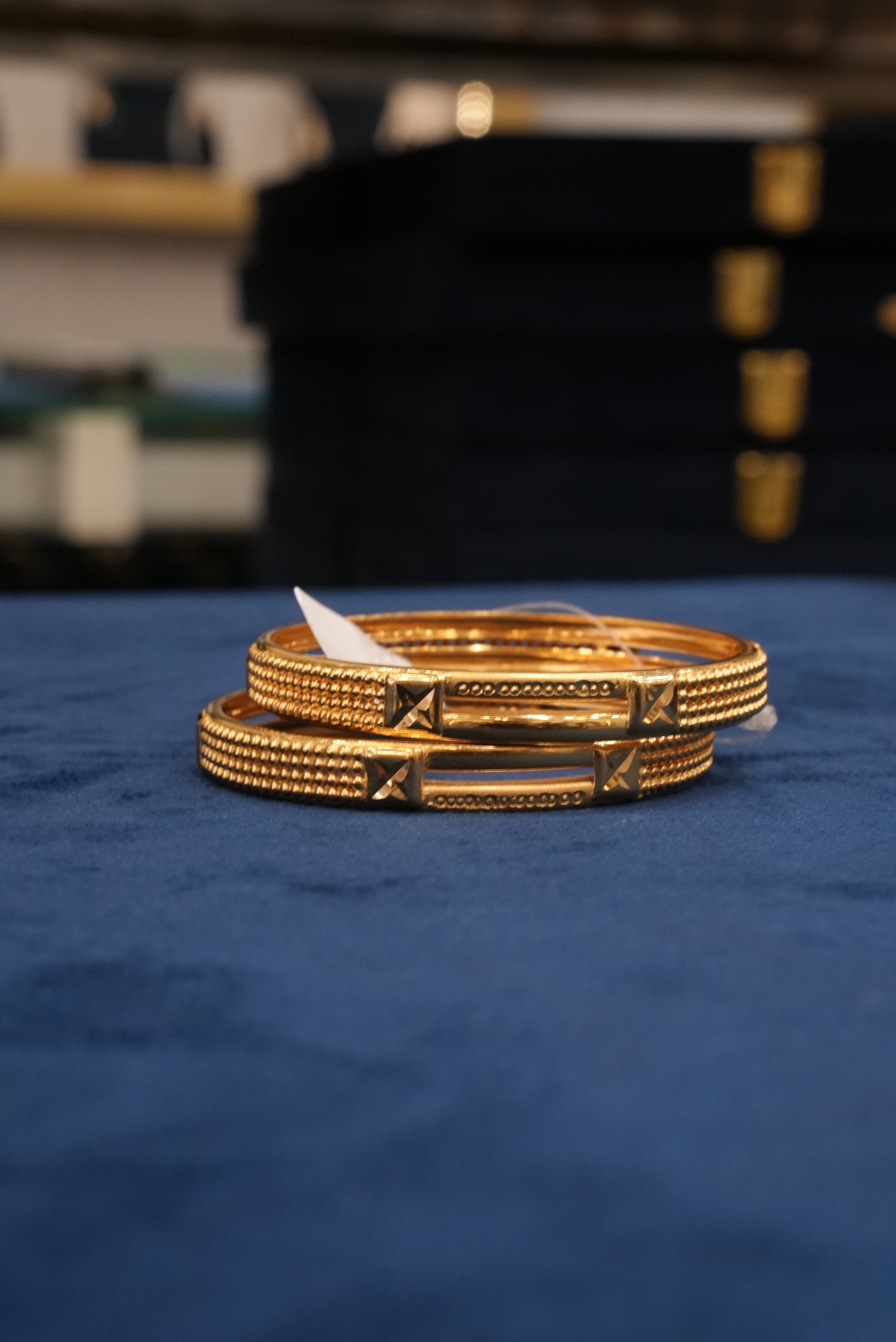 Hastrekha, Bangles & Kadas, Gold Patra demi-fine jewellery, Size 2.6, SKU BK_L_29 image 2