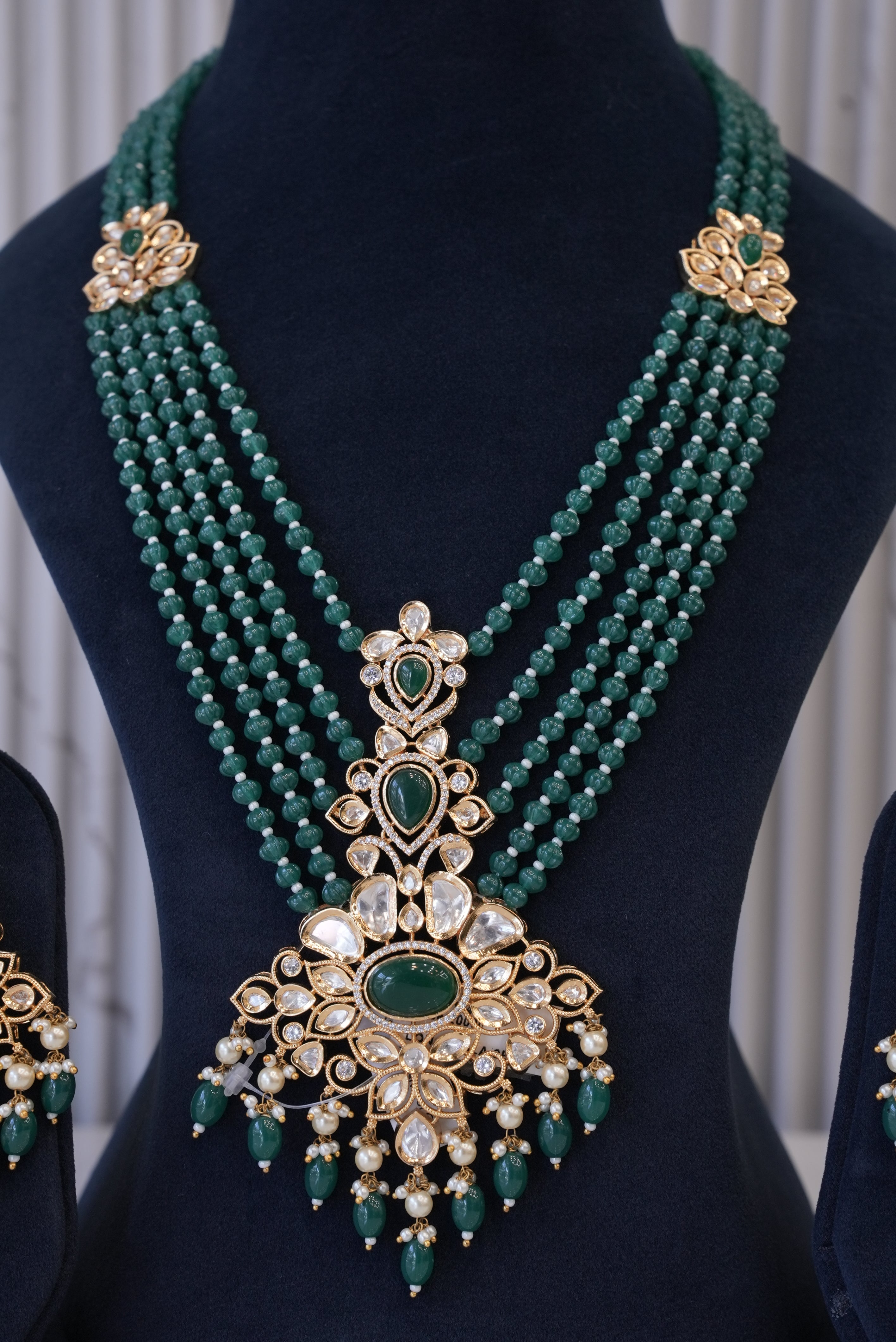 Saat Phera, Necklace, Gold Patra demi-fine jewellery, SKU N_BS_4 image 1