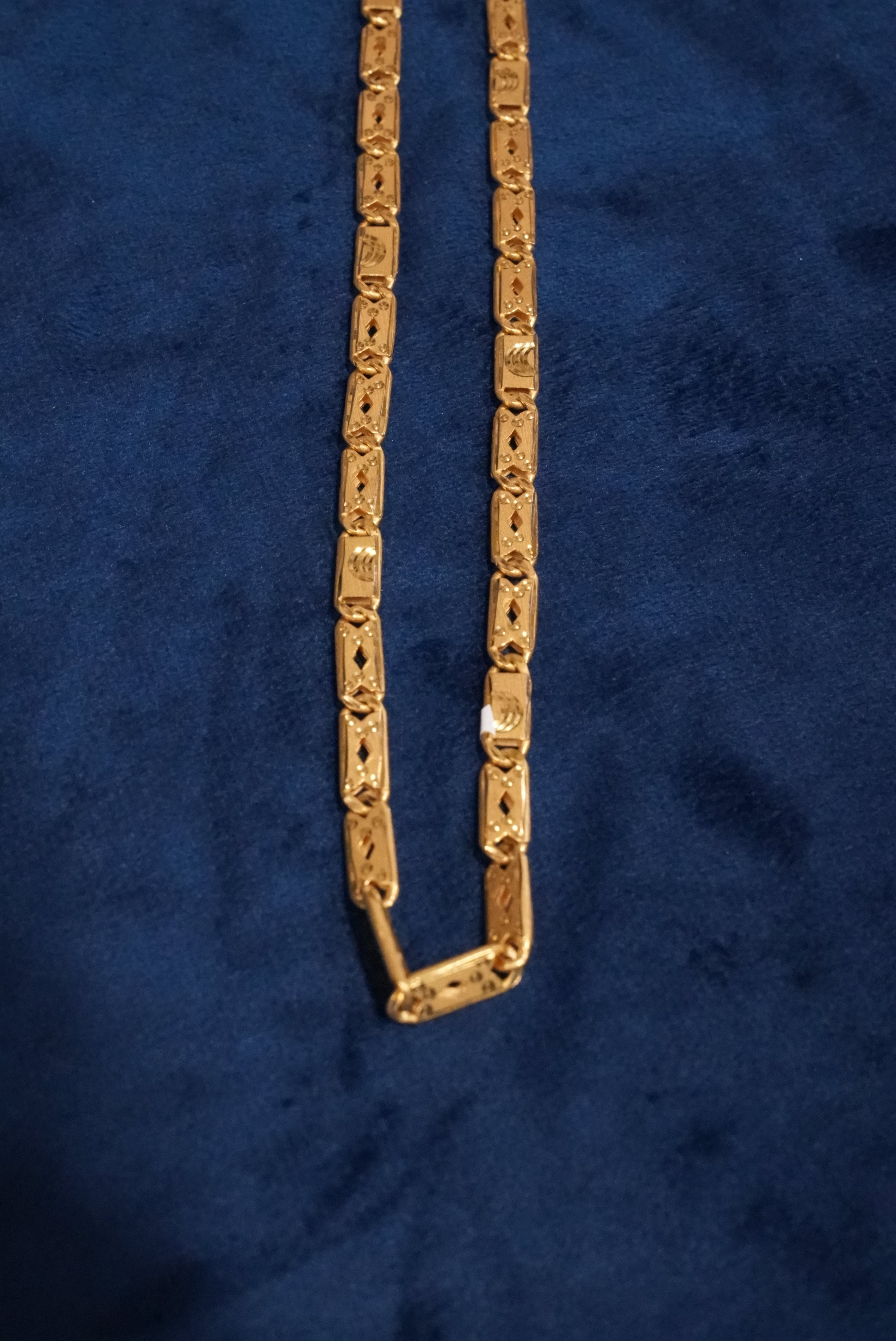 Royal Bling, Chains, Gold Patra demi-fine jewellery, Size 20 inches, SKU CH_G_9 image 3