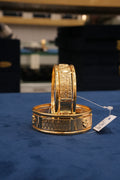 Ojasvi, Bangles & Kadas, Gold Patra demi-fine jewellery, Size 2.6, SKU BK_L_39 image 0