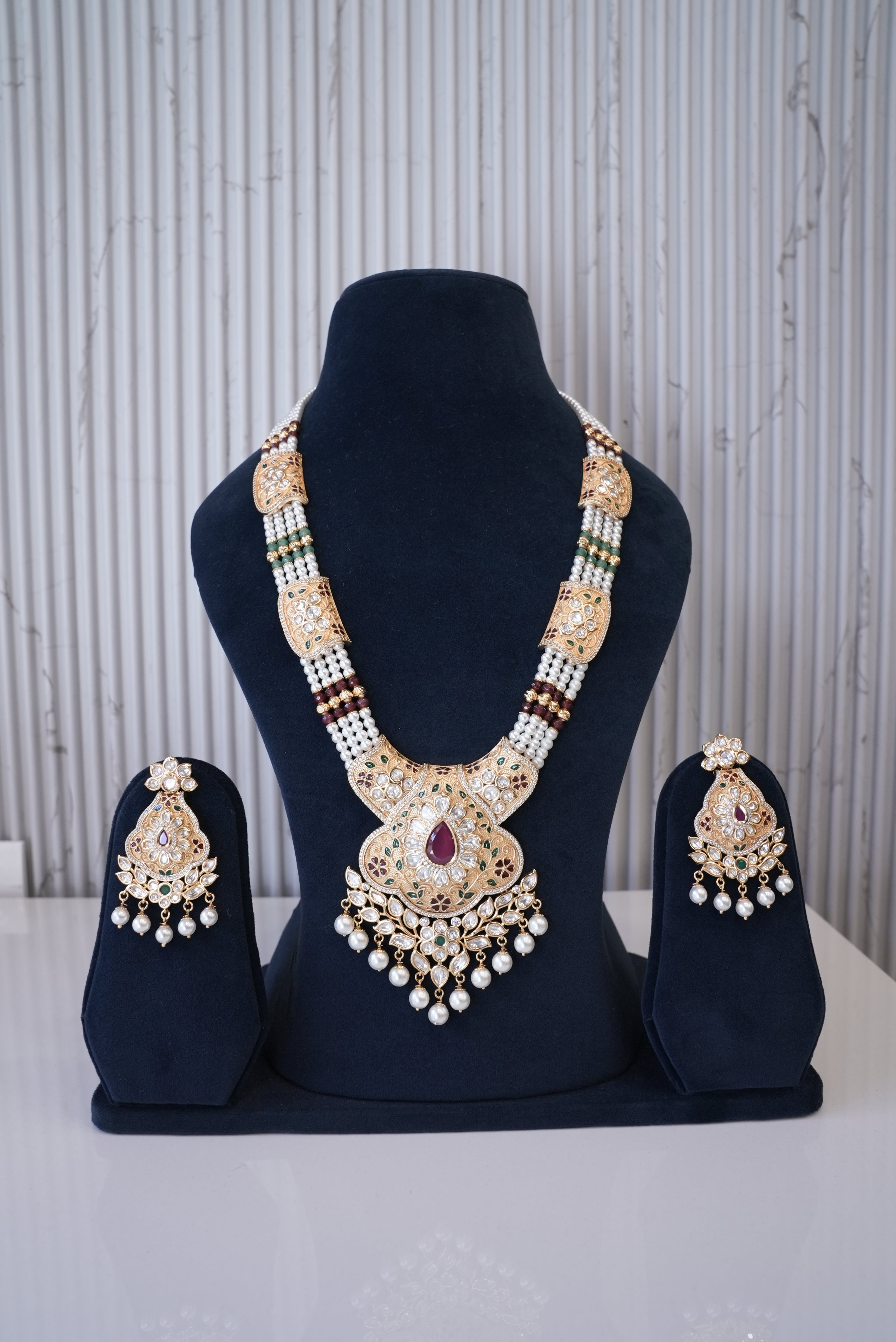 Meera‰۪s Dream, Necklace, Gold Patra demi-fine jewellery, SKU N_KS_1 image 0