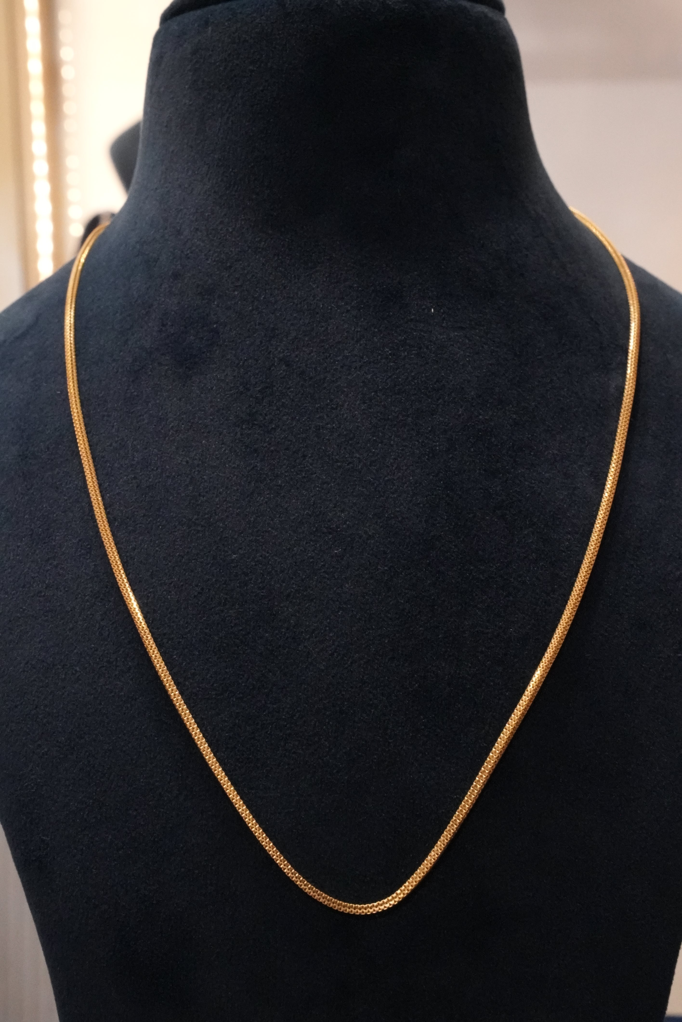 Luxe Link, Chains, Gold Patra demi-fine jewellery, Size 22 inches, SKU CH_L_6 image 0