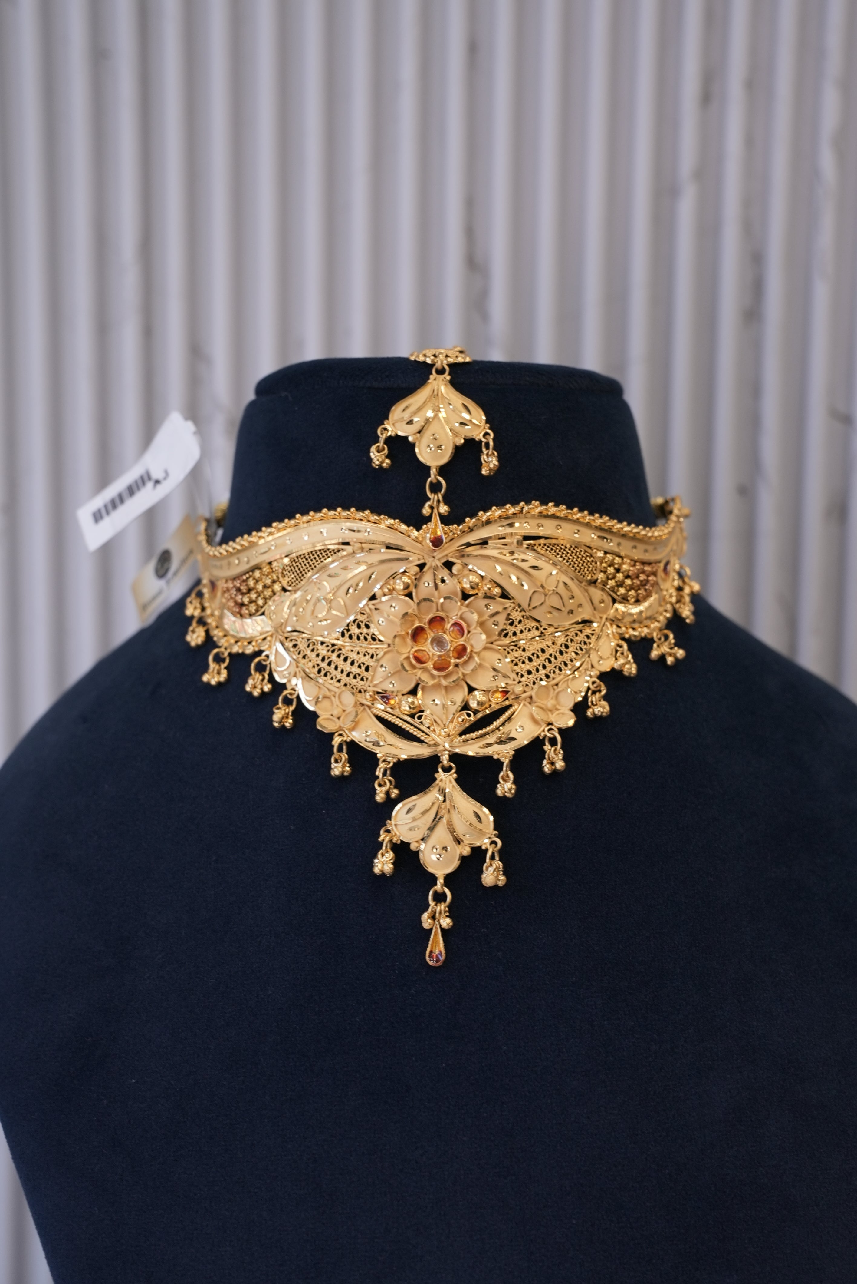 Empress Charm, Necklace, Gold Patra demi-fine jewellery, SKU N_CH_9 image 1