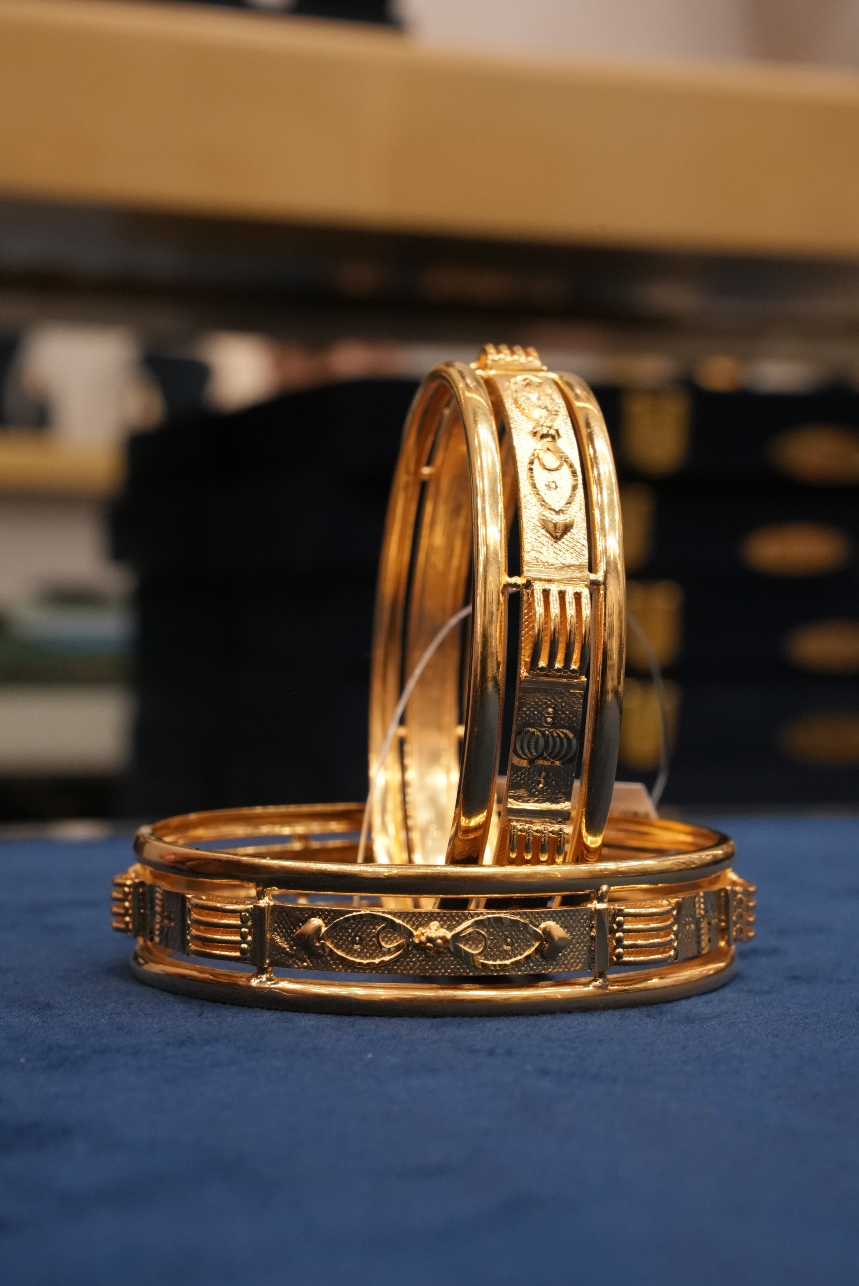 Anmol Signature, Bangles & Kadas, Gold Patra demi-fine jewellery, Size 2.10, SKU BK_L_57 image 0