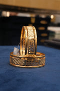 Velisse, Bangles & Kadas, Gold Patra demi-fine jewellery, Size 2.6, SKU BK_L_25 image 0