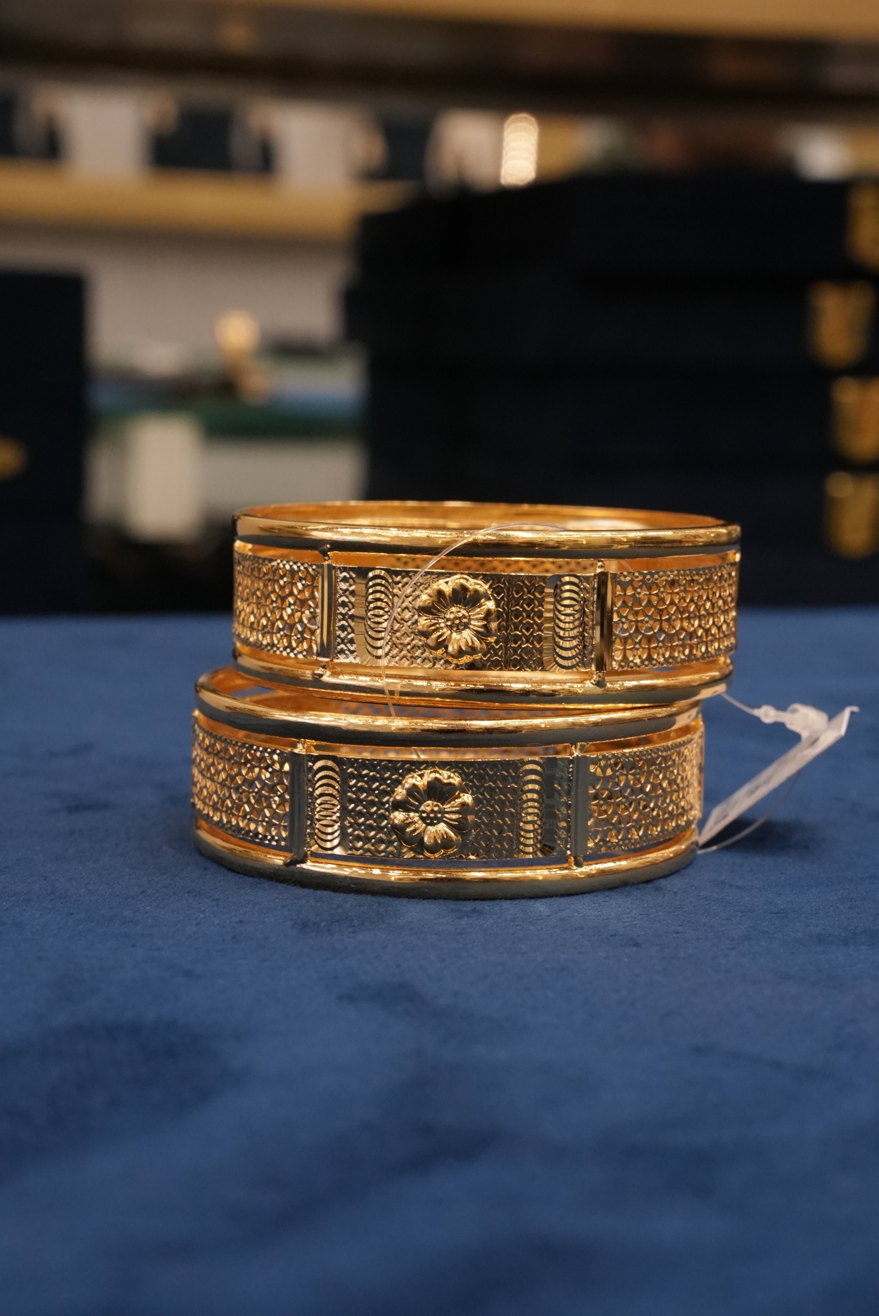 Ojasvi, Bangles & Kadas, Gold Patra demi-fine jewellery, Size 2.6, SKU BK_L_39 image 2
