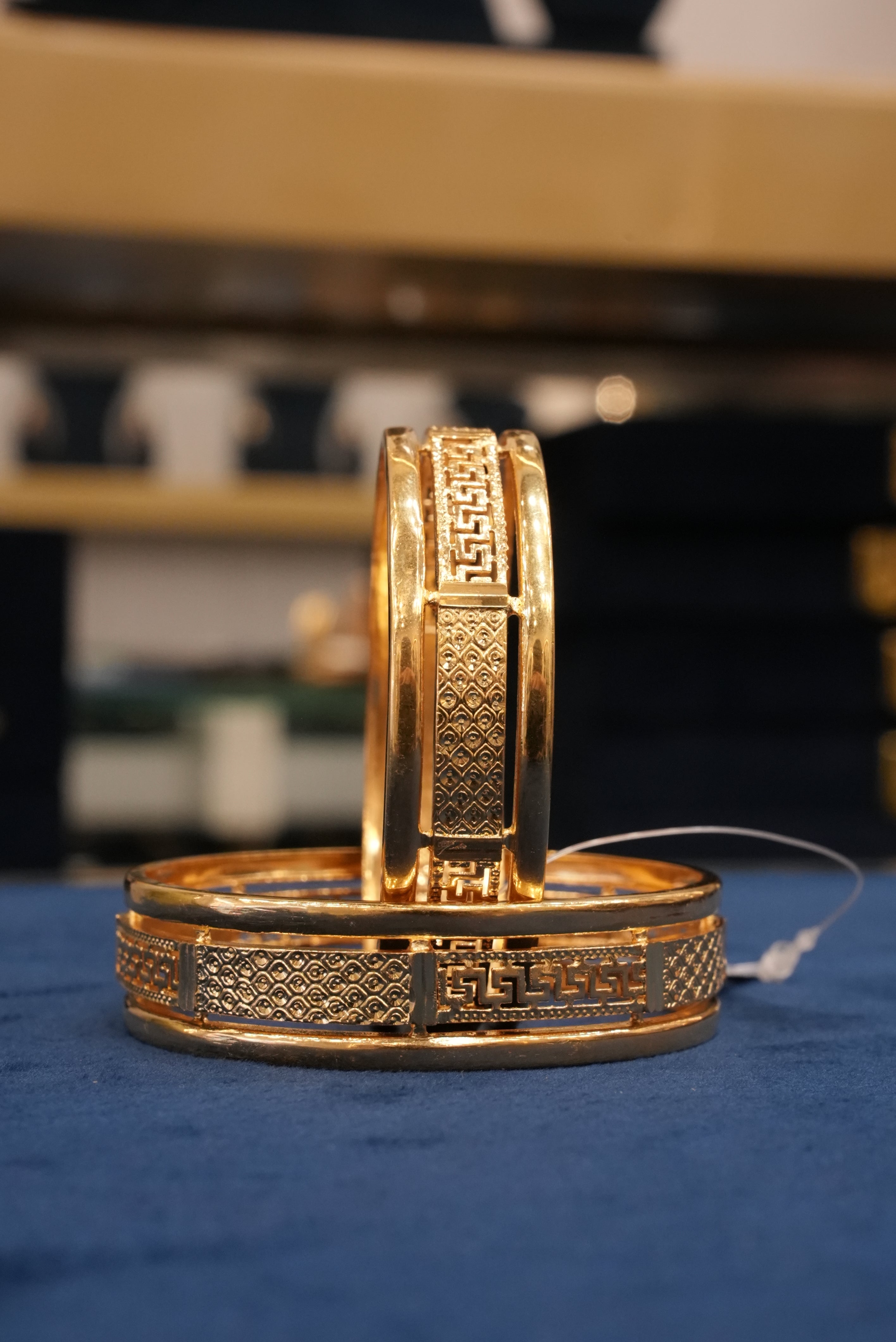 Prerna Gold, Bangles & Kadas, Gold Patra demi-fine jewellery, Size 2.8, SKU BK_L_42 image 0
