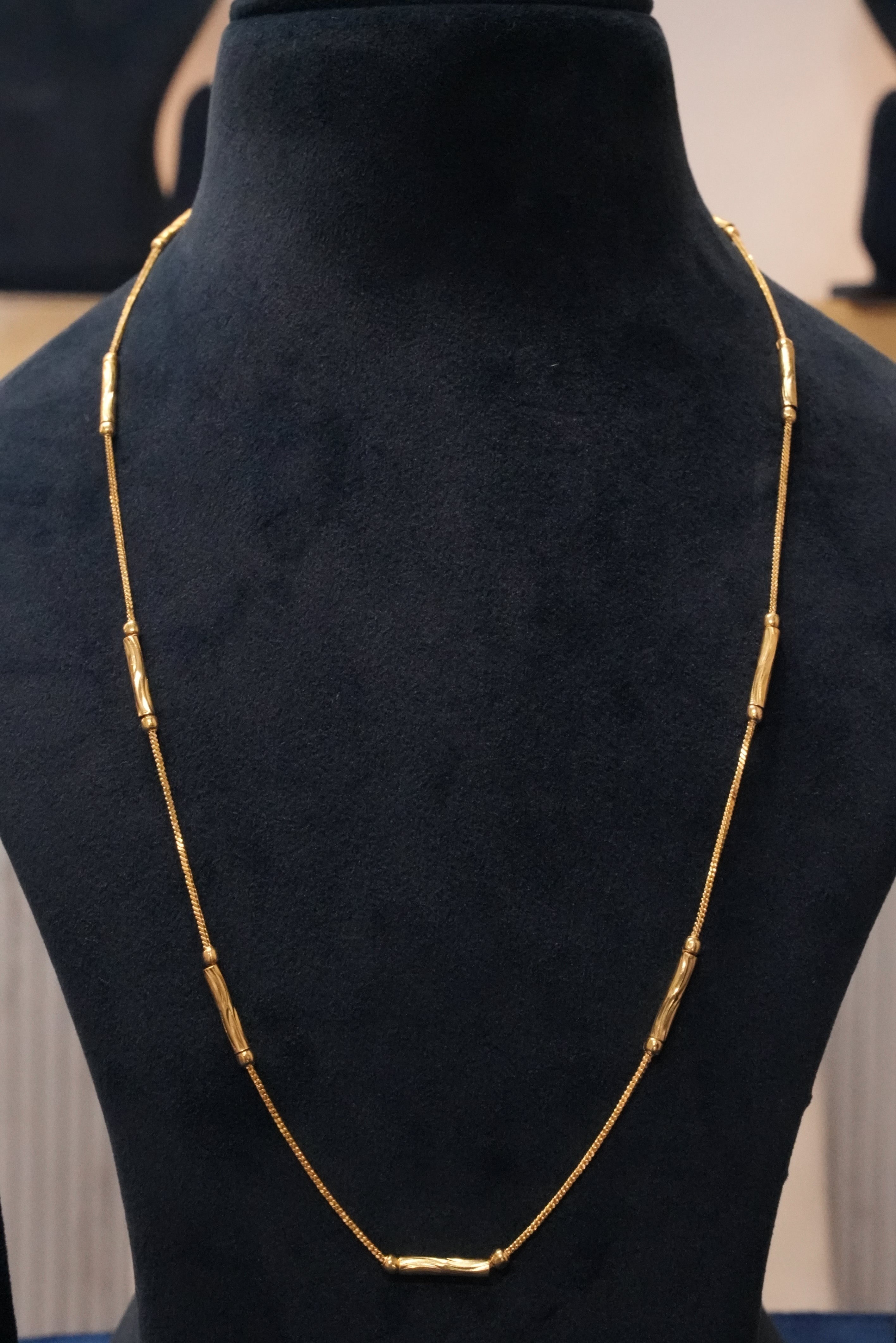 Chic Layer, Chains, Gold Patra demi-fine jewellery, Size 24 inches, SKU CH_L_12 image 0