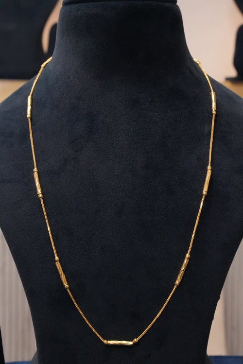 Chic Layer, Chains, Gold Patra demi-fine jewellery, Size 24 inches, SKU CH_L_12 image 0