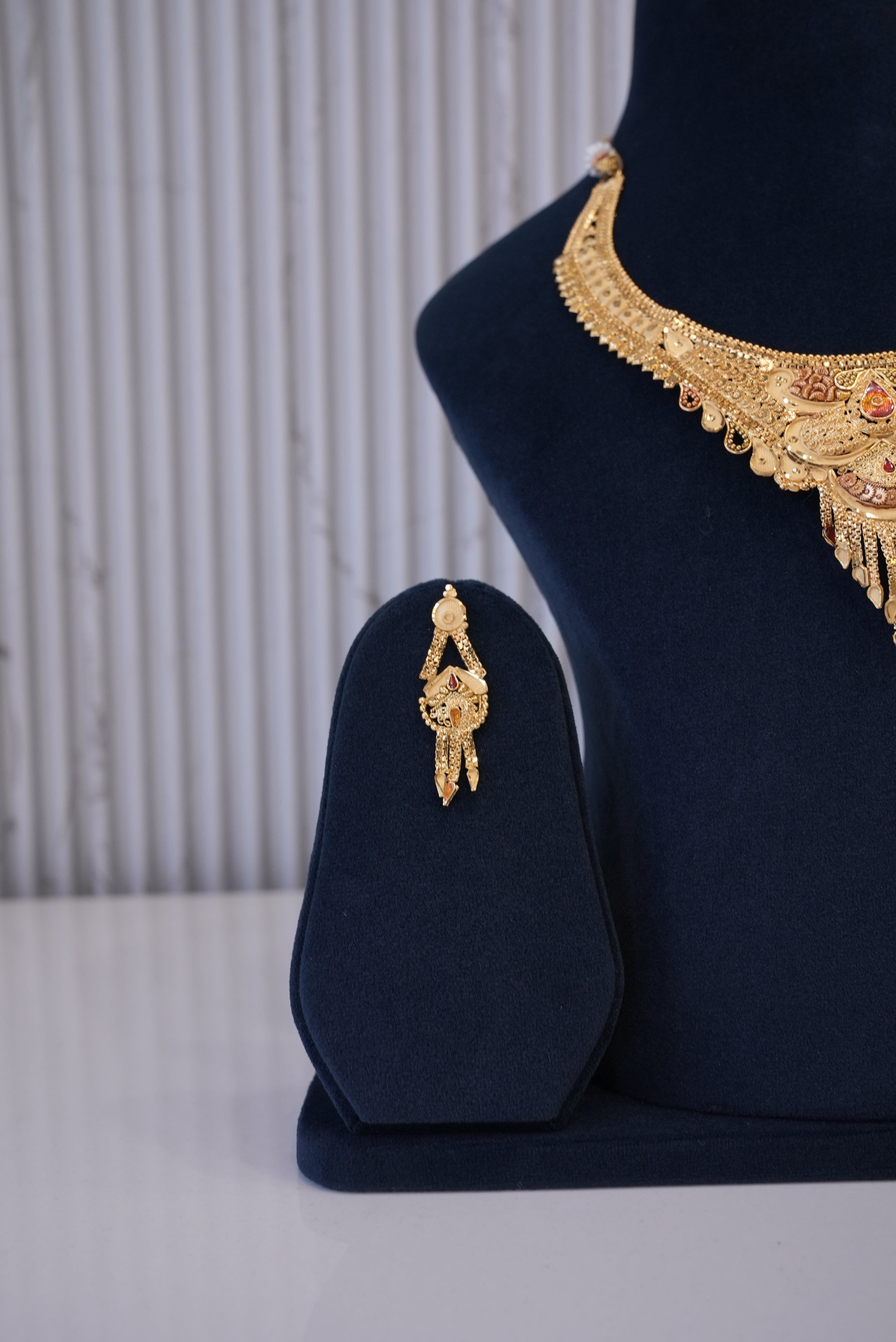 Golden Mirage, Necklace, Gold Patra demi-fine jewellery, SKU N_GS_3 image 2