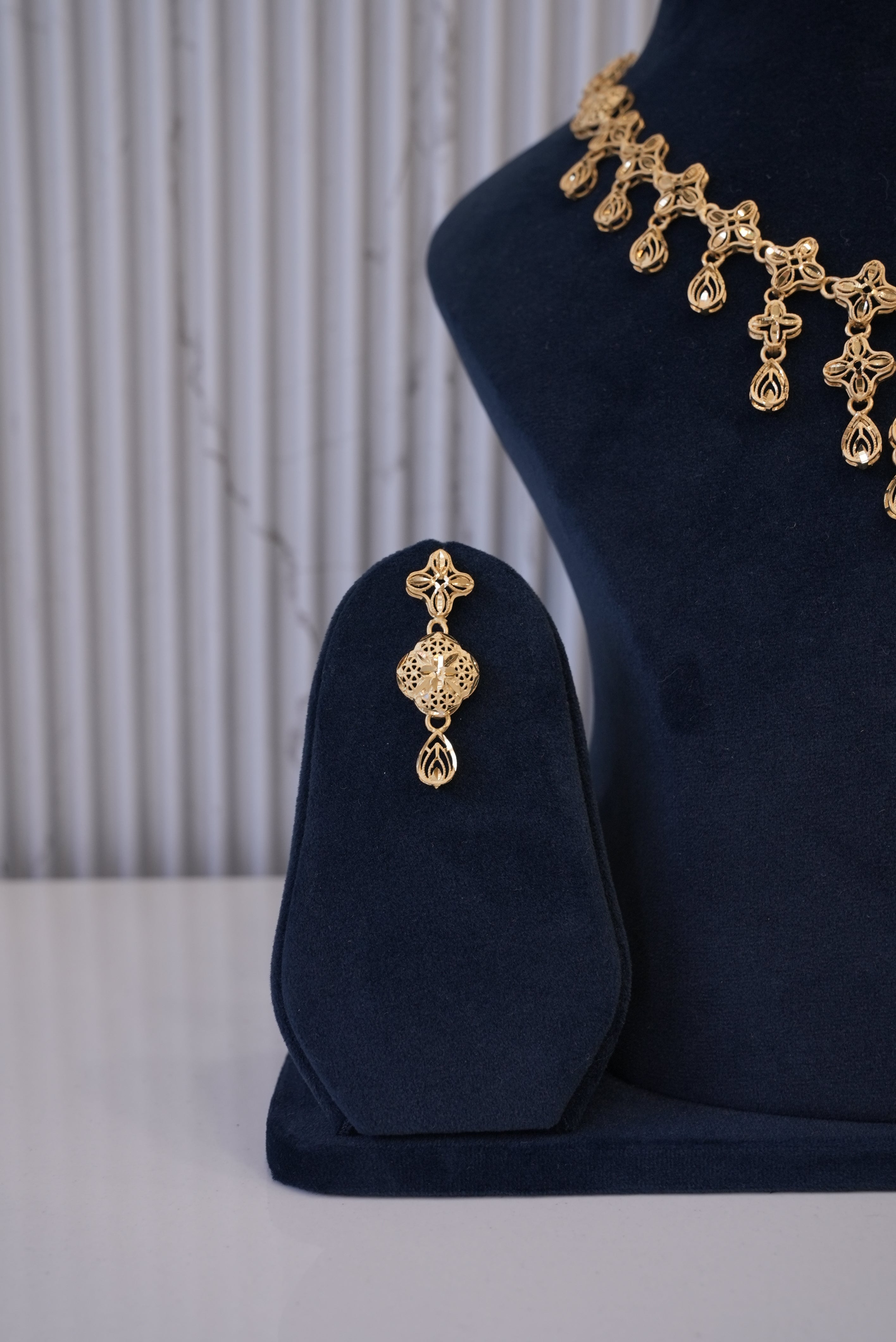 Sultan Charm, Necklace, Gold Patra demi-fine jewellery, SKU N_TK_2 image 3