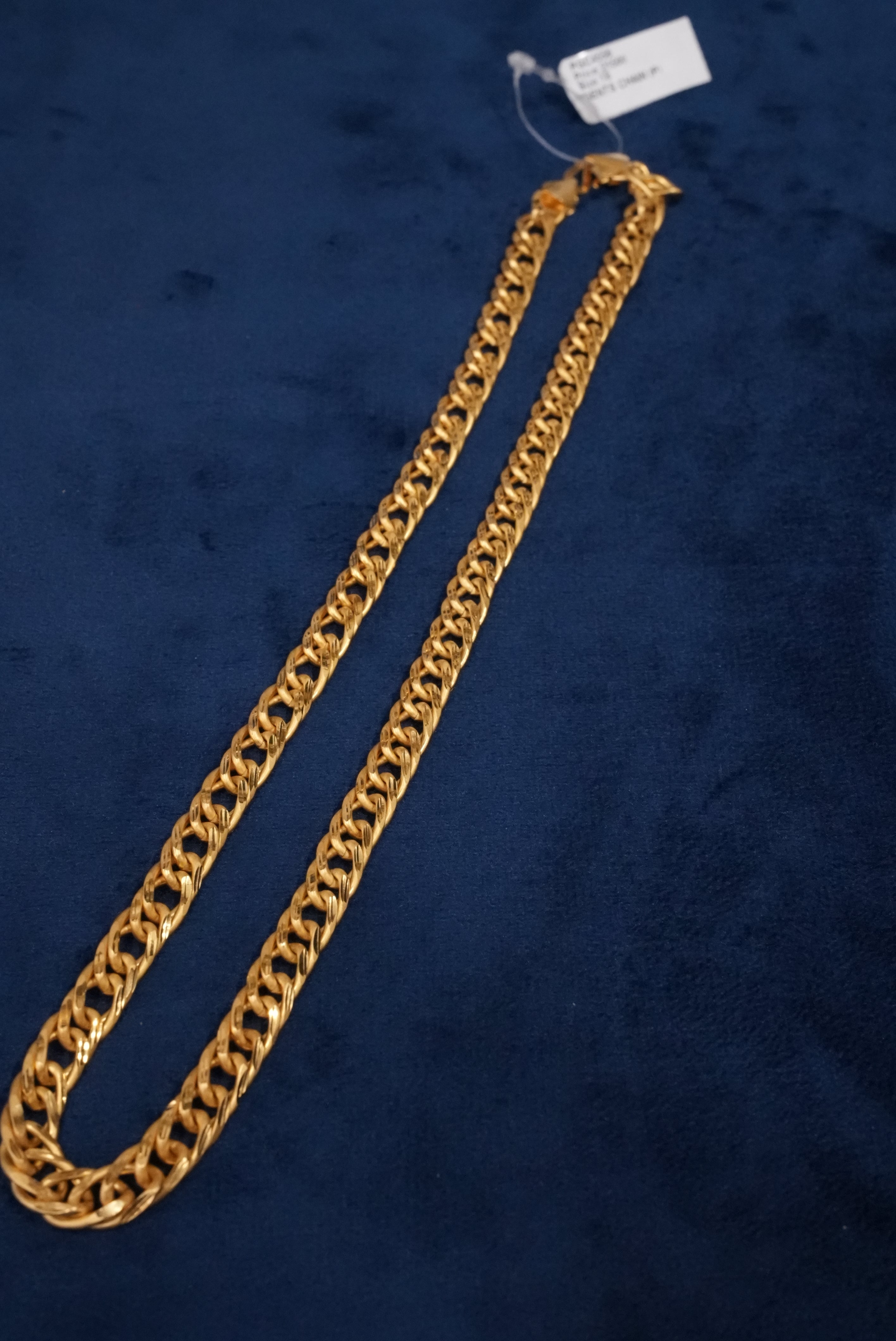Classic Link, Chains, Gold Patra demi-fine jewellery, Size 18 inches, SKU CH_G_2 image 1