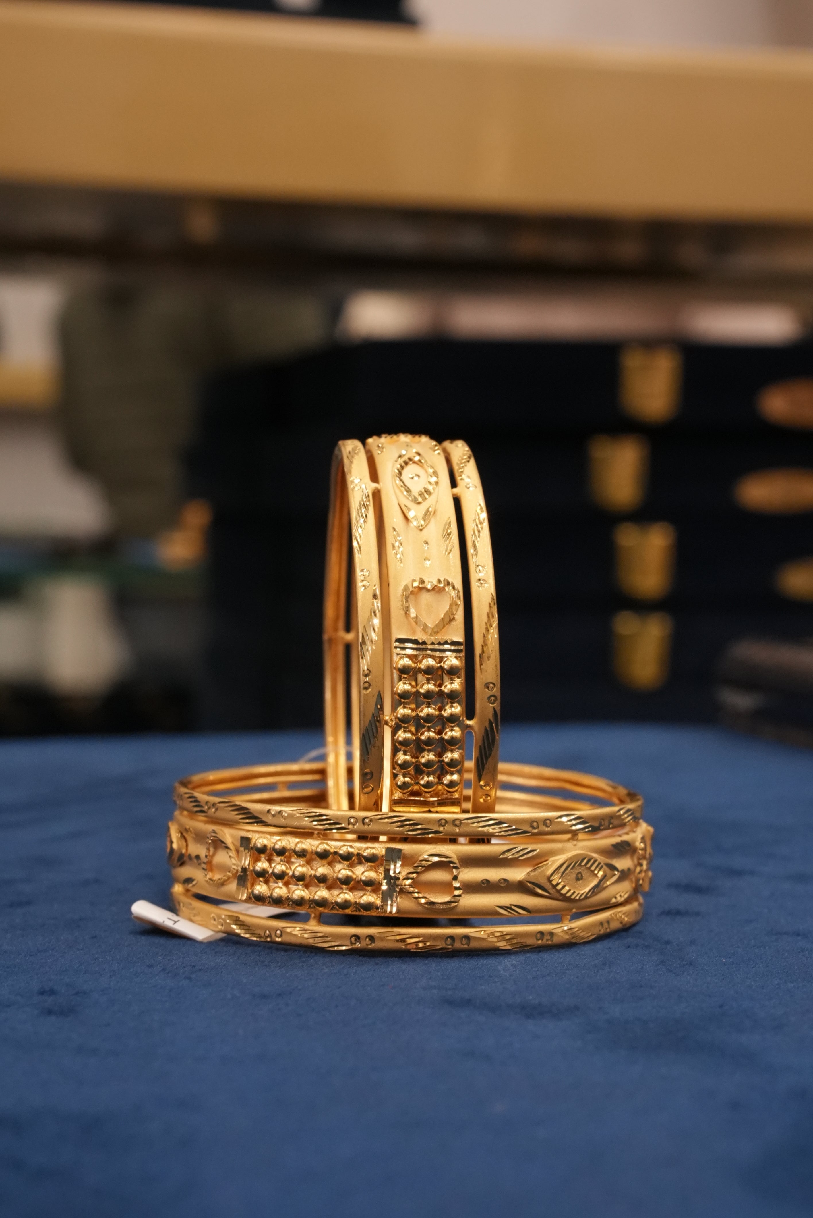 Modique, Bangles & Kadas, Gold Patra demi-fine jewellery, Size 2.6, SKU BK_L_27 image 0