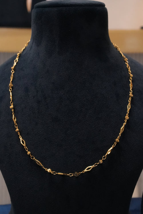 Classic Glow, Chains, Gold Patra demi-fine jewellery, SKU CH_L_19 image 0