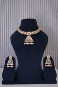 Sheesh Mahal Set, Necklace, Gold Patra demi-fine jewellery, SKU N_KS_6 image 0