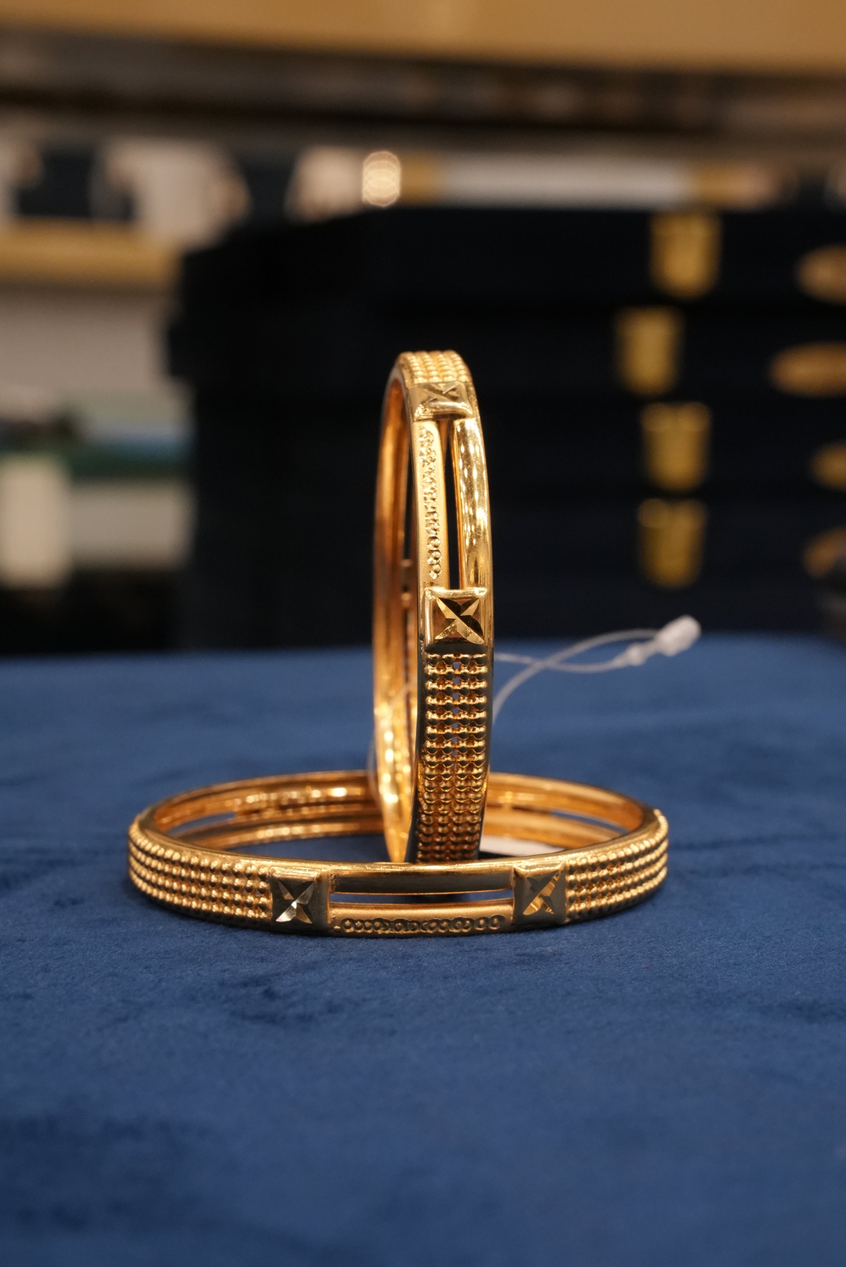 Hastrekha, Bangles & Kadas, Gold Patra demi-fine jewellery, Size 2.6, SKU BK_L_29 image 0