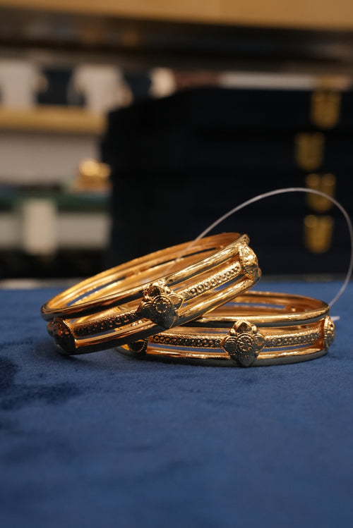 Anmol Royale, Bangles & Kadas, Gold Patra demi-fine jewellery, Size 2.2, SKU BK_L_58 image 1