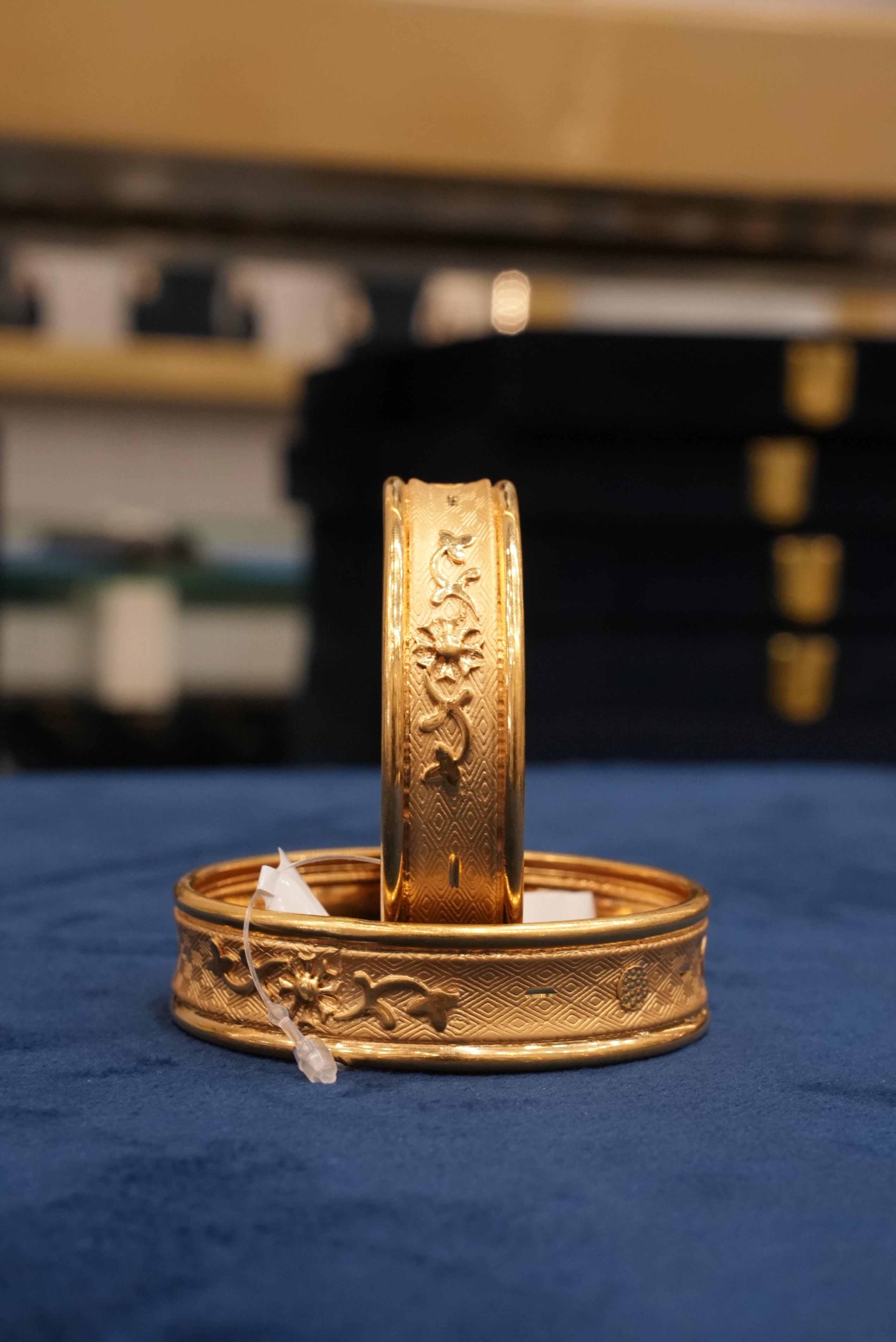 Karigari, Bangles & Kadas, Gold Patra demi-fine jewellery, Size 2.6, SKU BK_L_28 image 0
