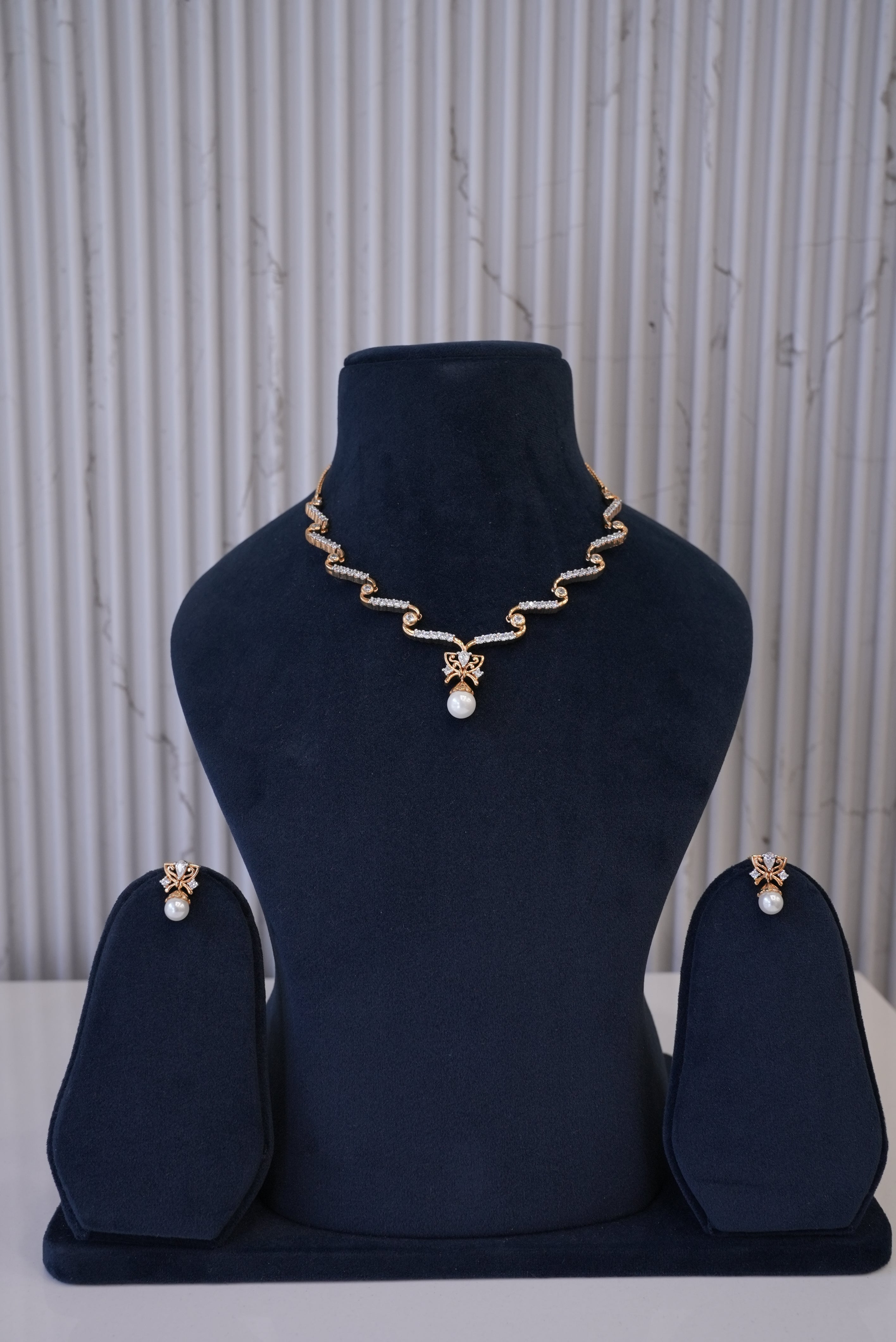 The Diamond Edit, Necklace, Gold Patra demi-fine jewellery, SKU N_D_5 image 0