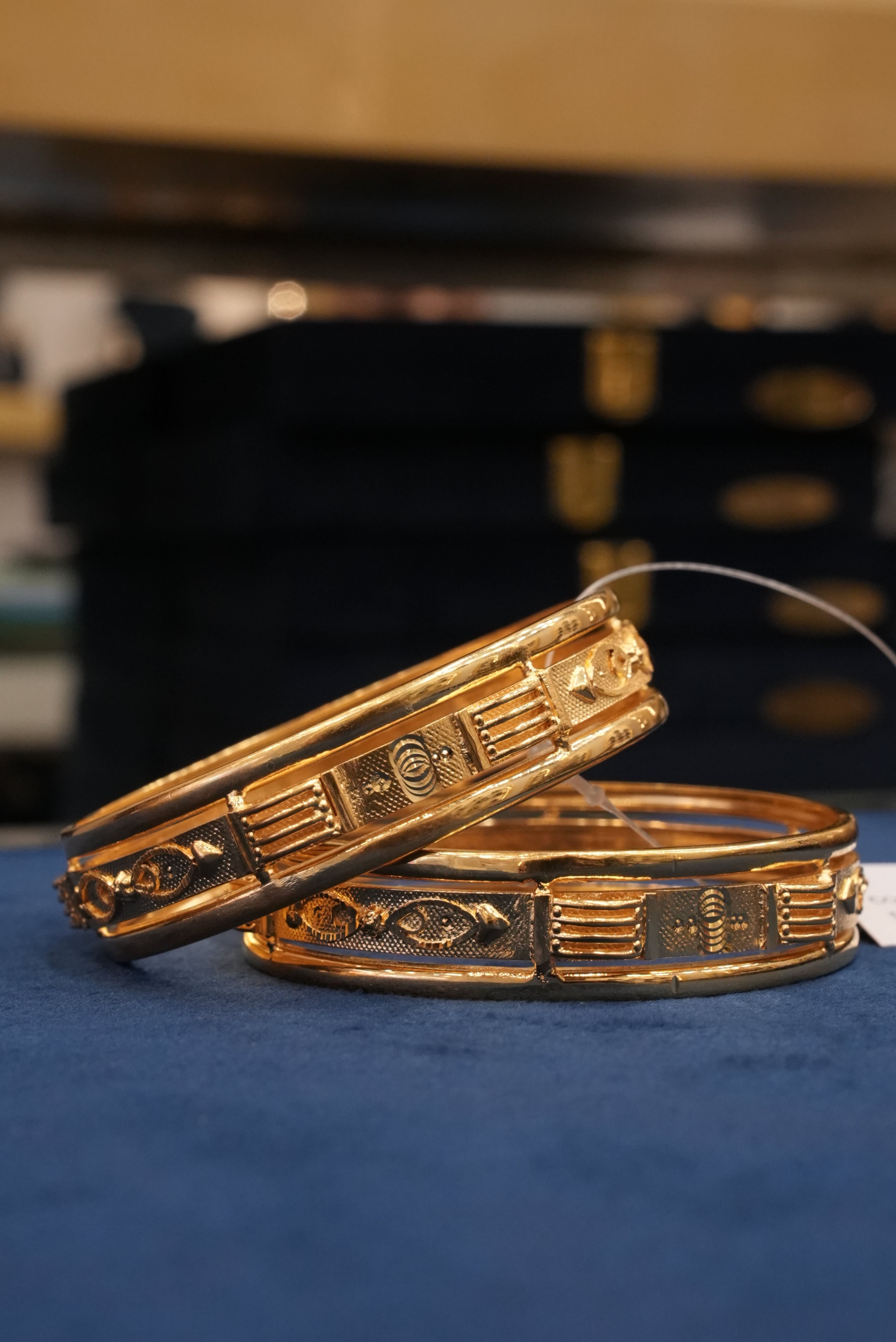 Neo Naari, Bangles & Kadas, Gold Patra demi-fine jewellery, Size 2.10, SKU BK_L_54 image 1