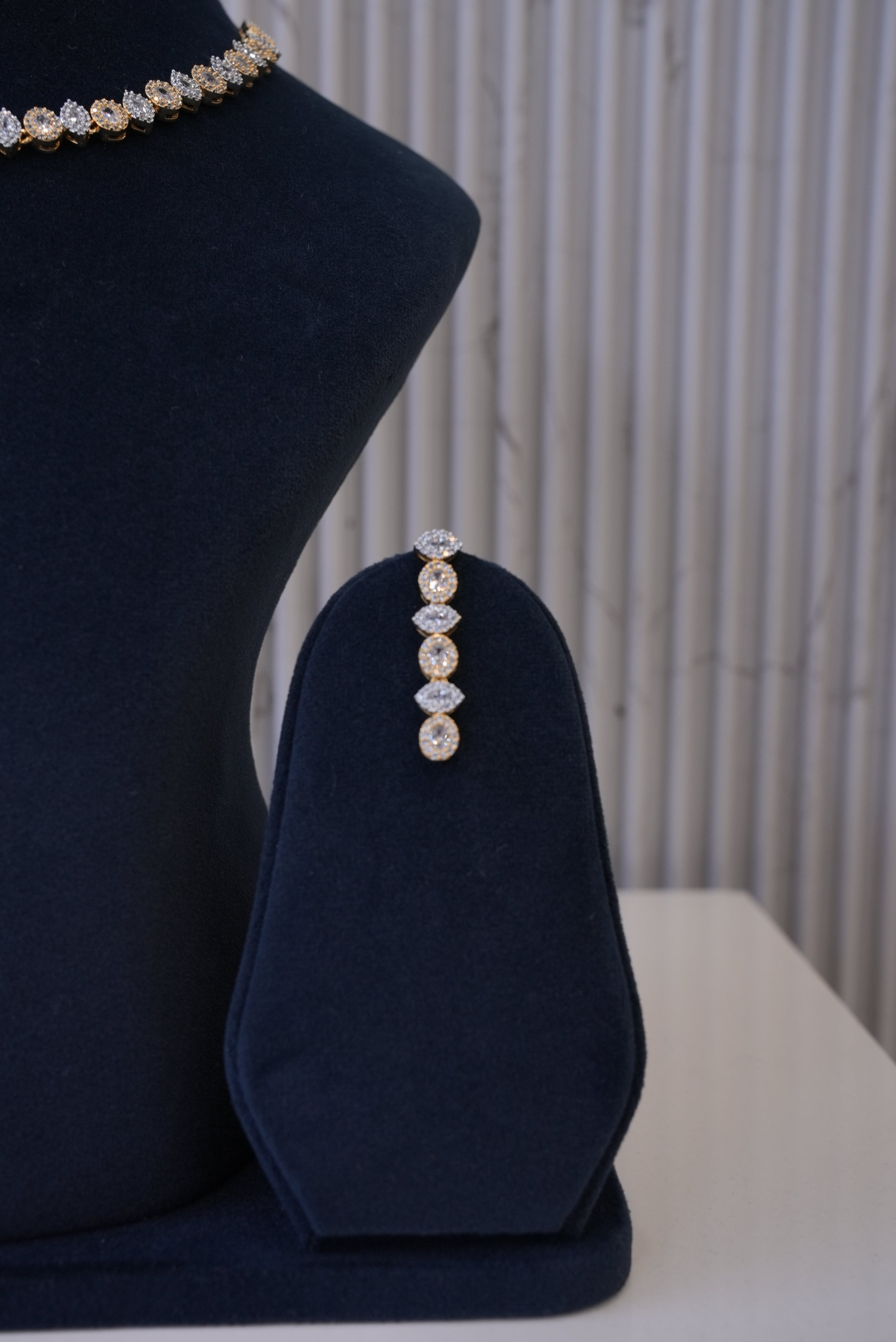 Radiant Charm, Necklace, Gold Patra demi-fine jewellery, SKU N_D_3 image 3