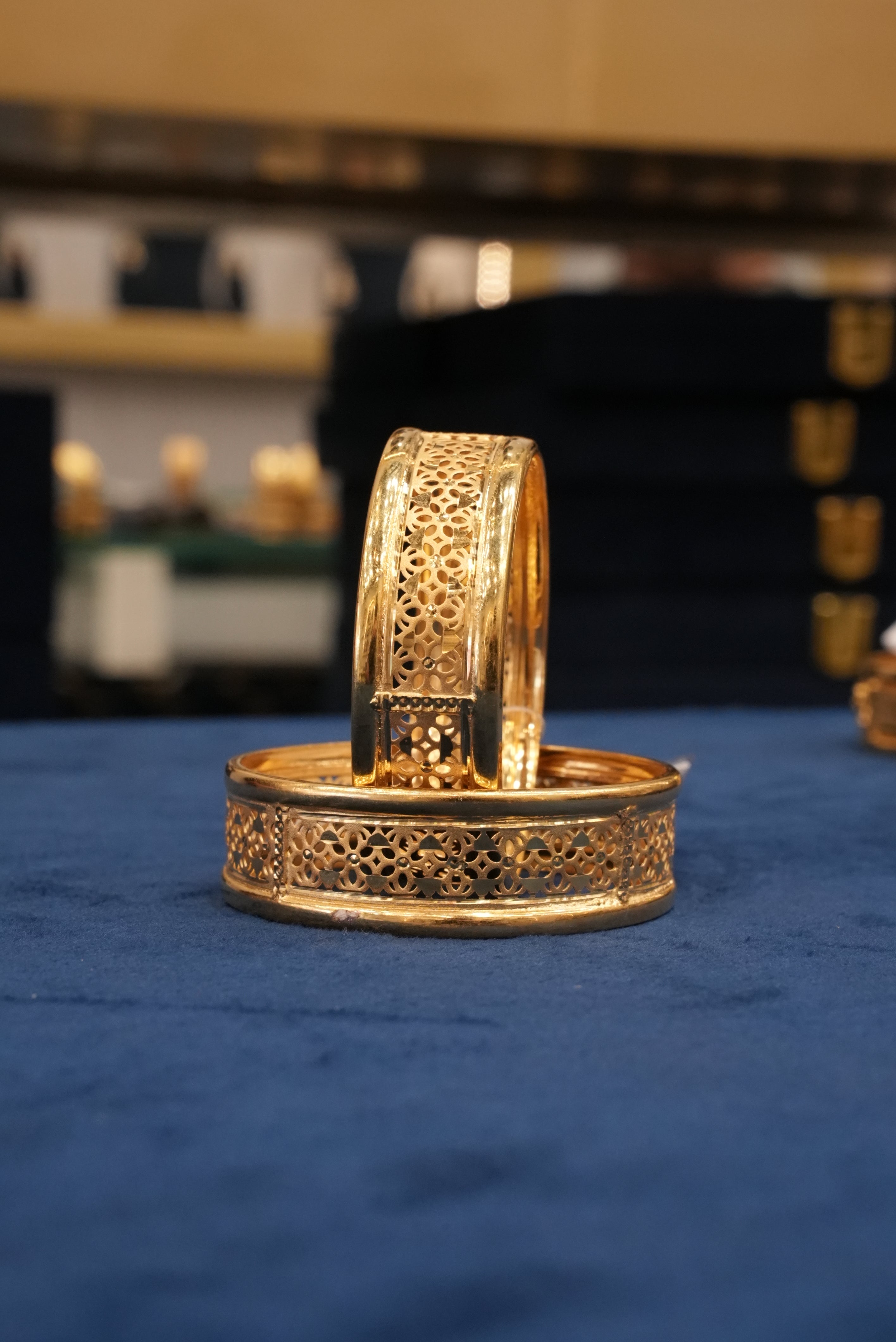 Goldform, Bangles & Kadas, Gold Patra demi-fine jewellery, Size 2.4, SKU BK_L_20 image 0