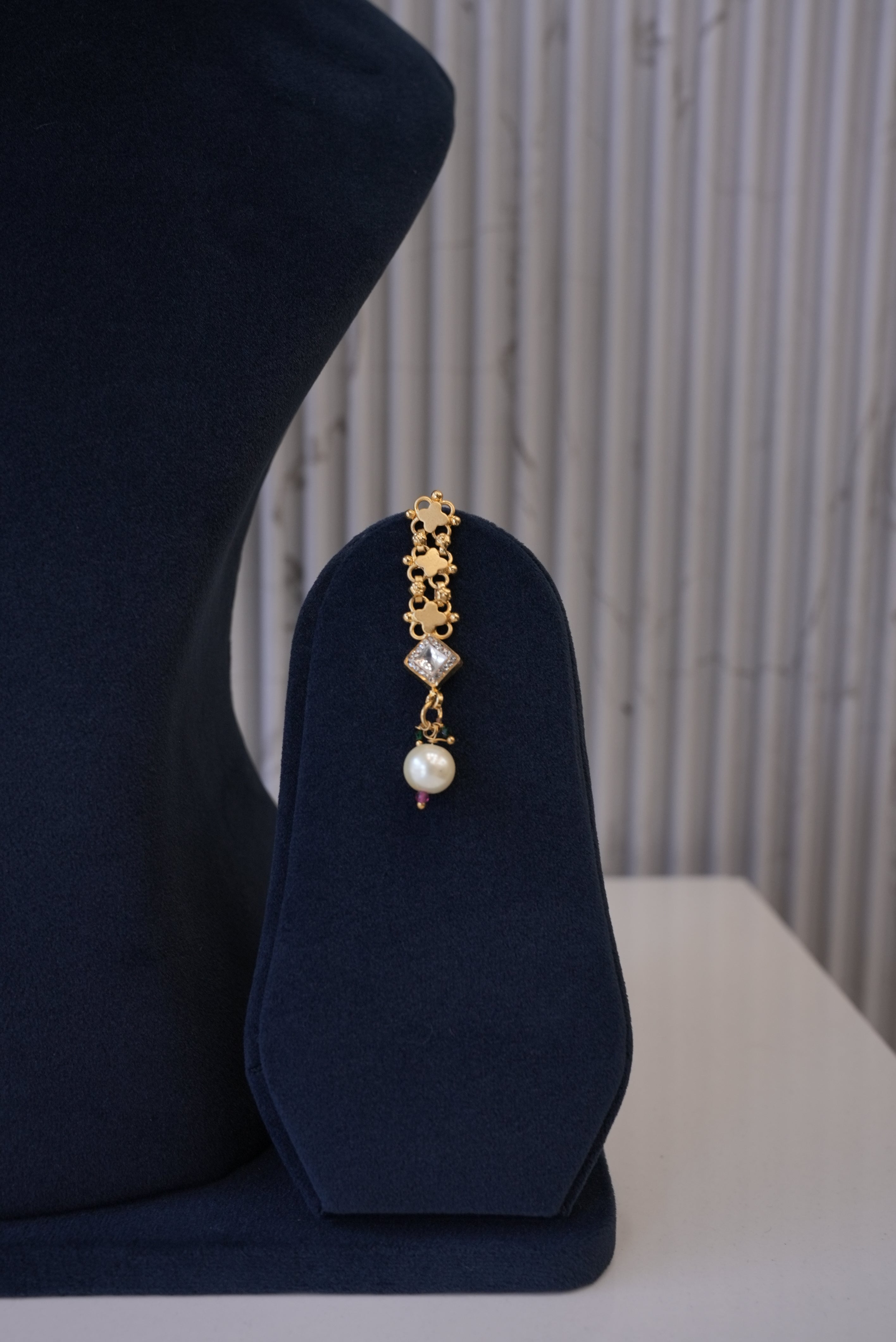 Vintage Vistara, Necklace, Gold Patra demi-fine jewellery, SKU N_AS_3 image 3