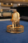 Noor Grace, Bangles & Kadas, Gold Patra demi-fine jewellery, Size 2.4, SKU BK_L_3 image 0