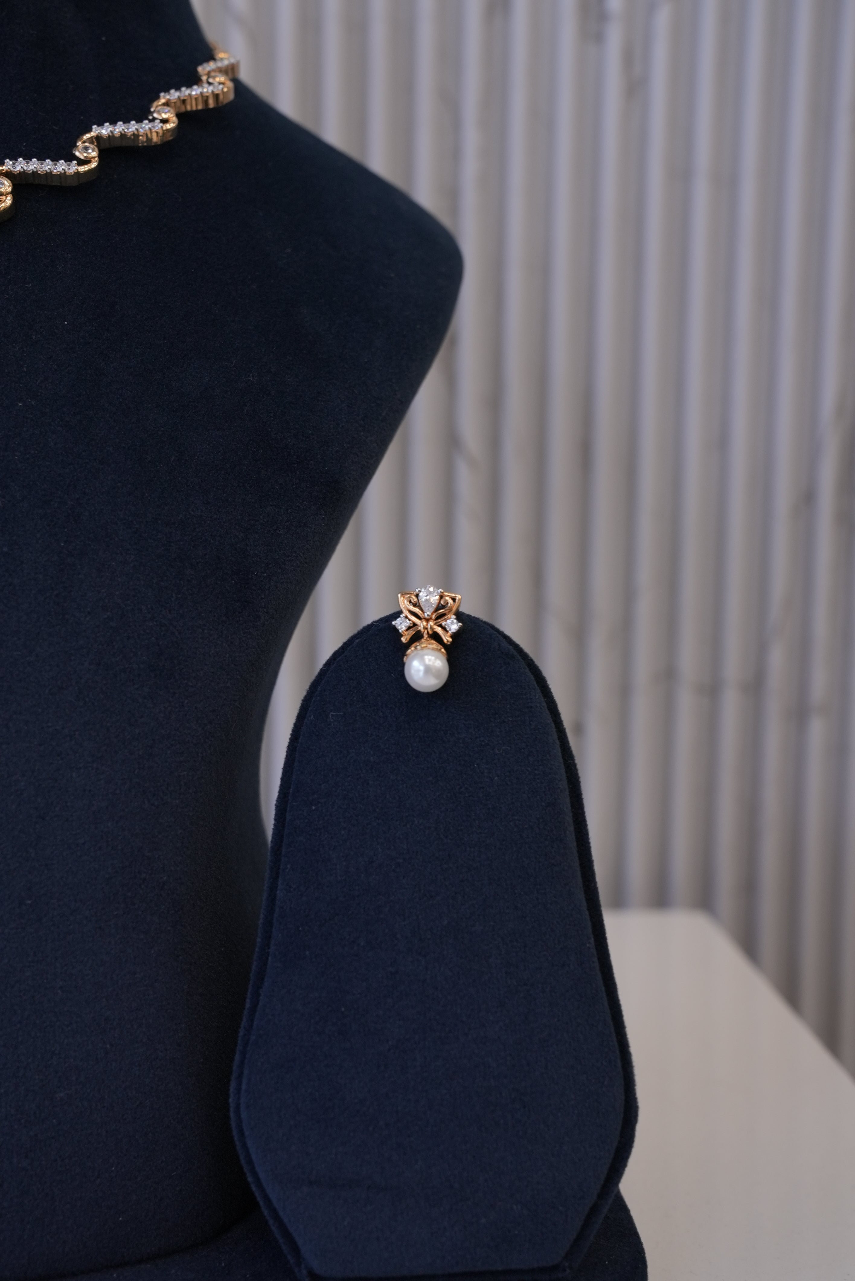 The Diamond Edit, Necklace, Gold Patra demi-fine jewellery, SKU N_D_5 image 3