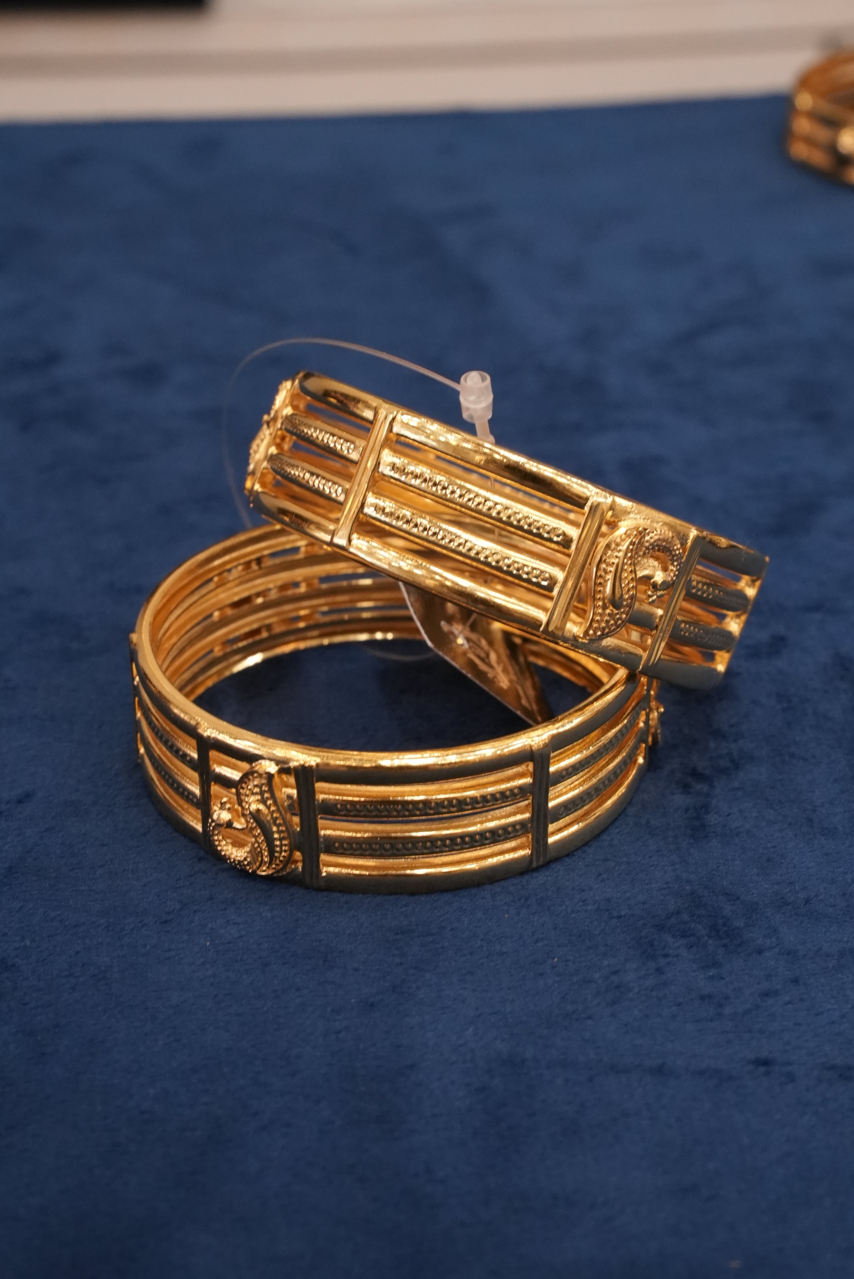 Saanvi Edge, Bangles & Kadas, Gold Patra demi-fine jewellery, Size 2.4, SKU BK_L_2 image 2