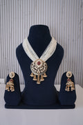 Sitara Shine, Necklace, Gold Patra demi-fine jewellery, SKU N_KS_3 image 0