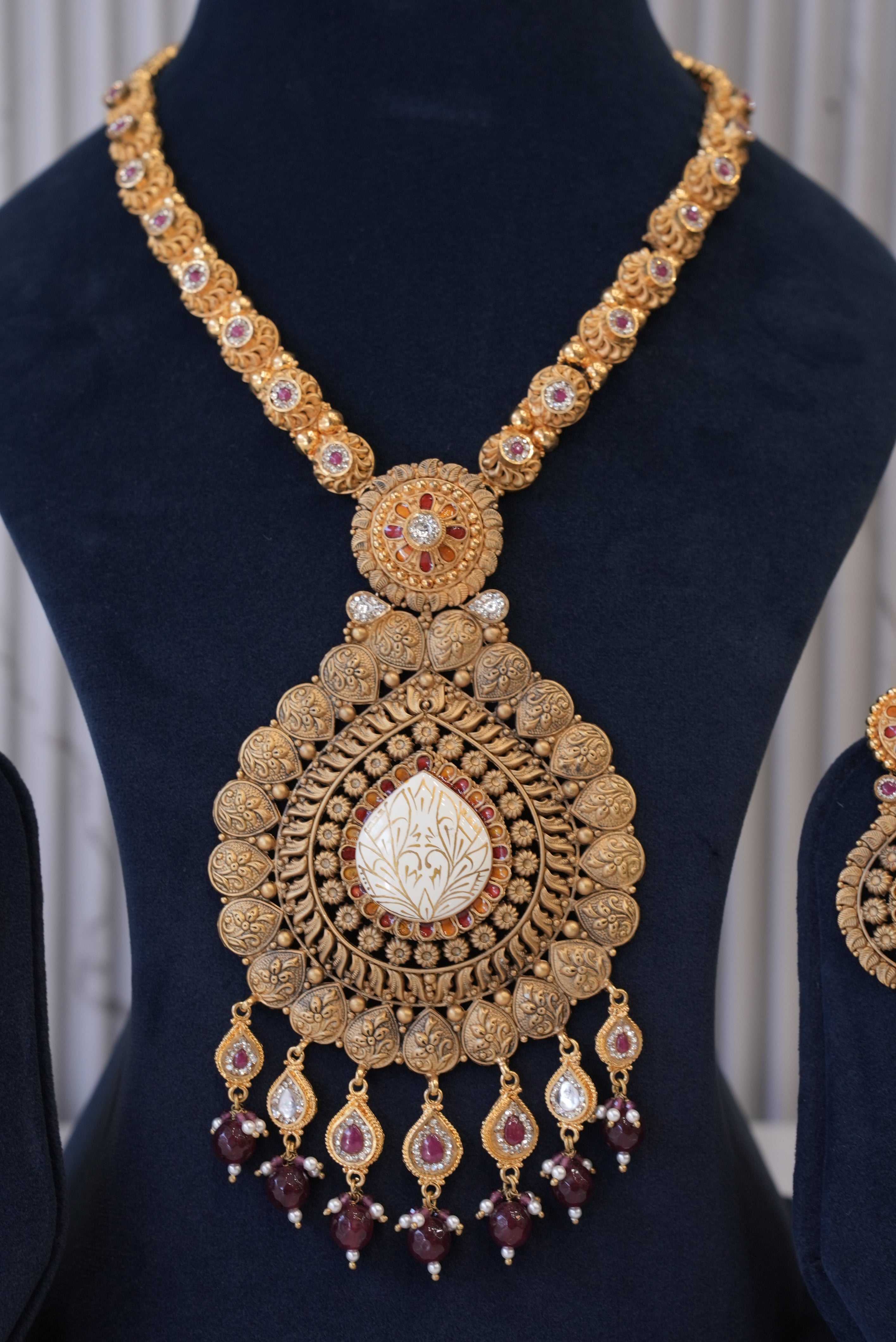 The Royal Vow, Necklace, Gold Patra demi-fine jewellery, SKU N_BS_1 image 1