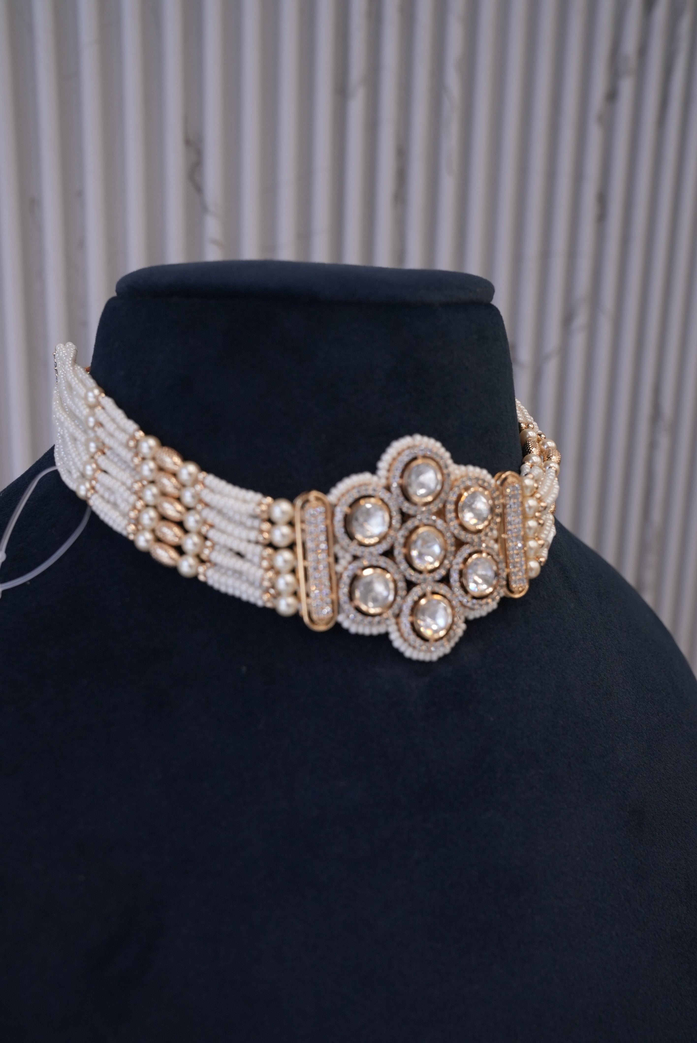 Wedding Legacy, Necklace, Gold Patra demi-fine jewellery, SKU N_BS_7 image 4