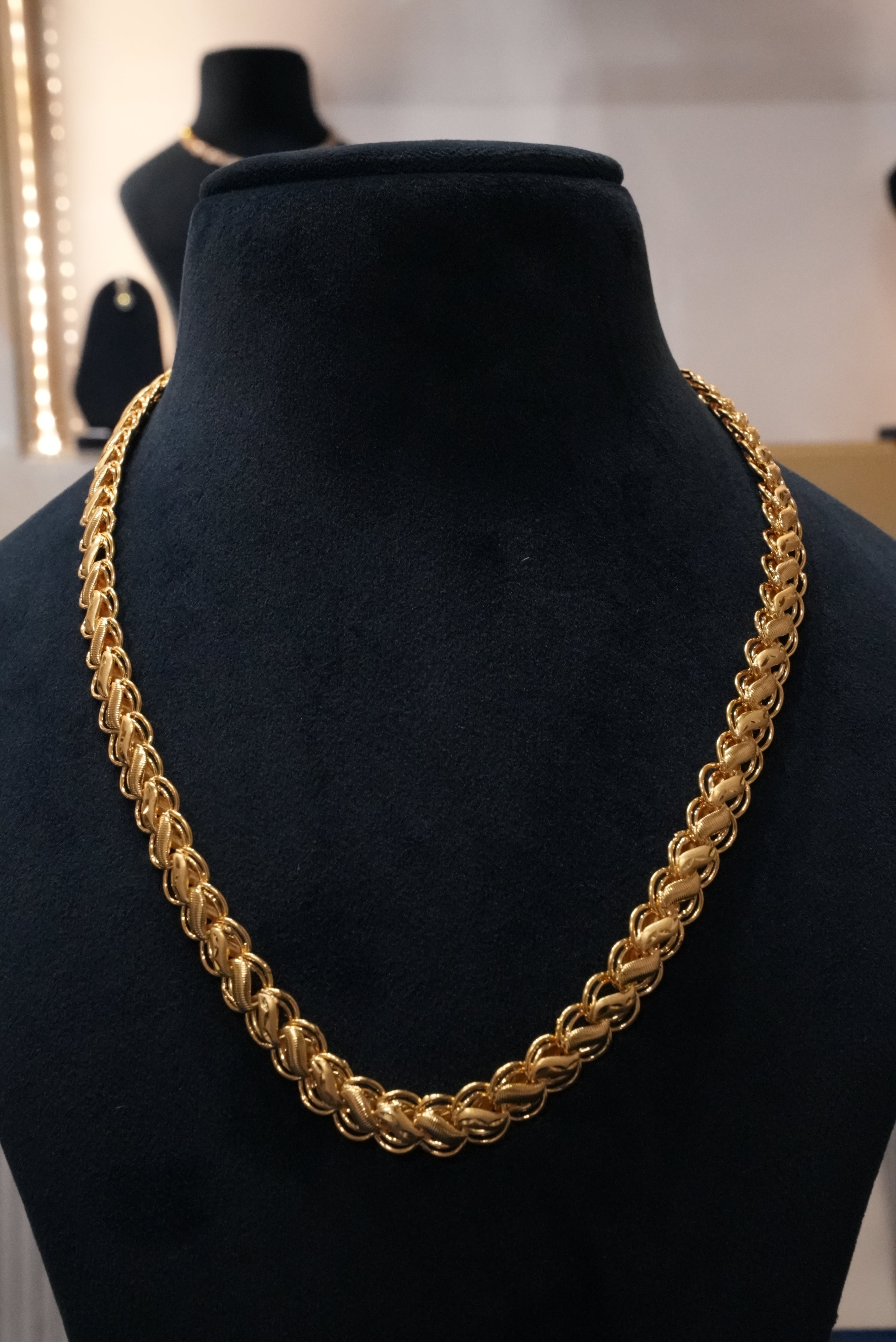 Heritage Chain, Chains, Gold Patra demi-fine jewellery, Size 20 inches, SKU CH_G_14 image 0