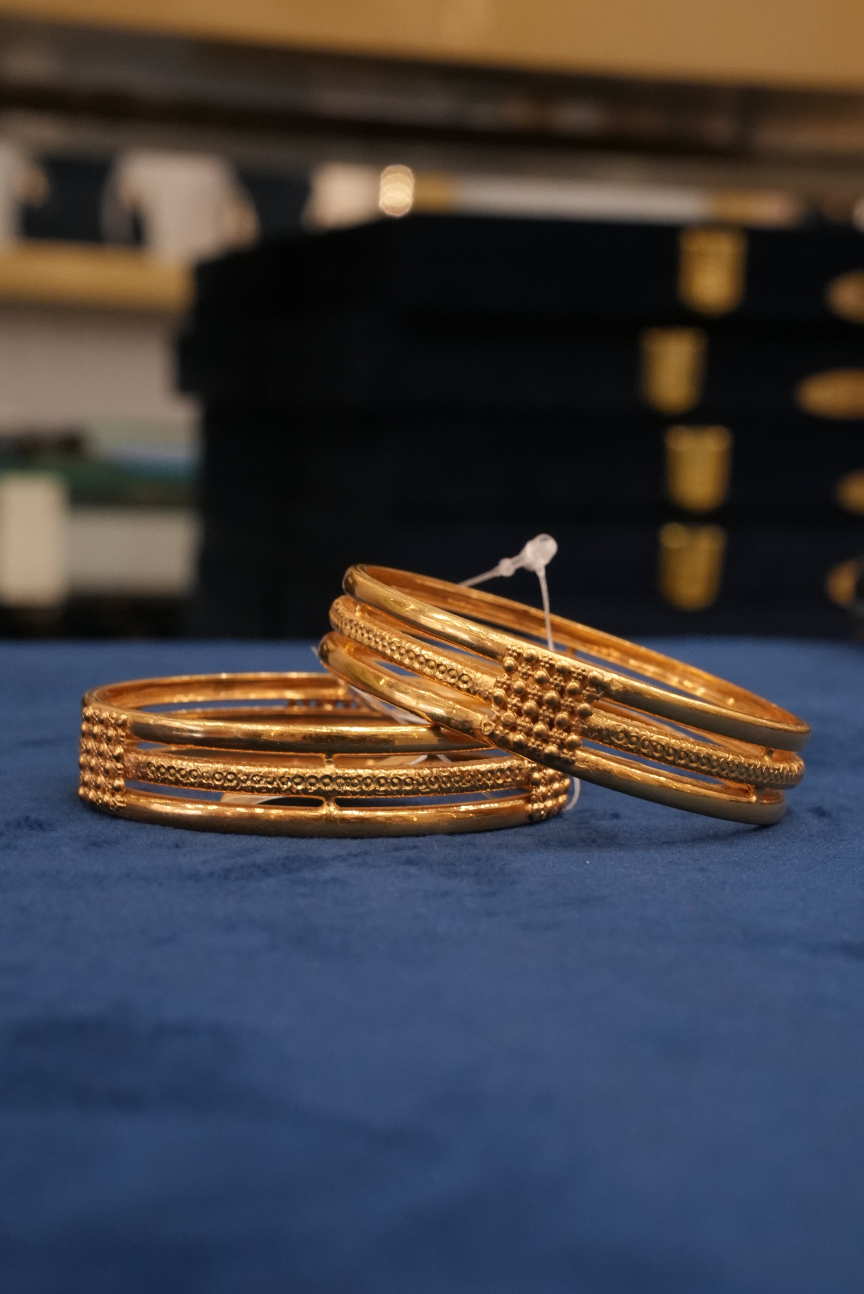 Suvarna Sutra, Bangles & Kadas, Gold Patra demi-fine jewellery, Size 2.6, SKU BK_L_30 image 1