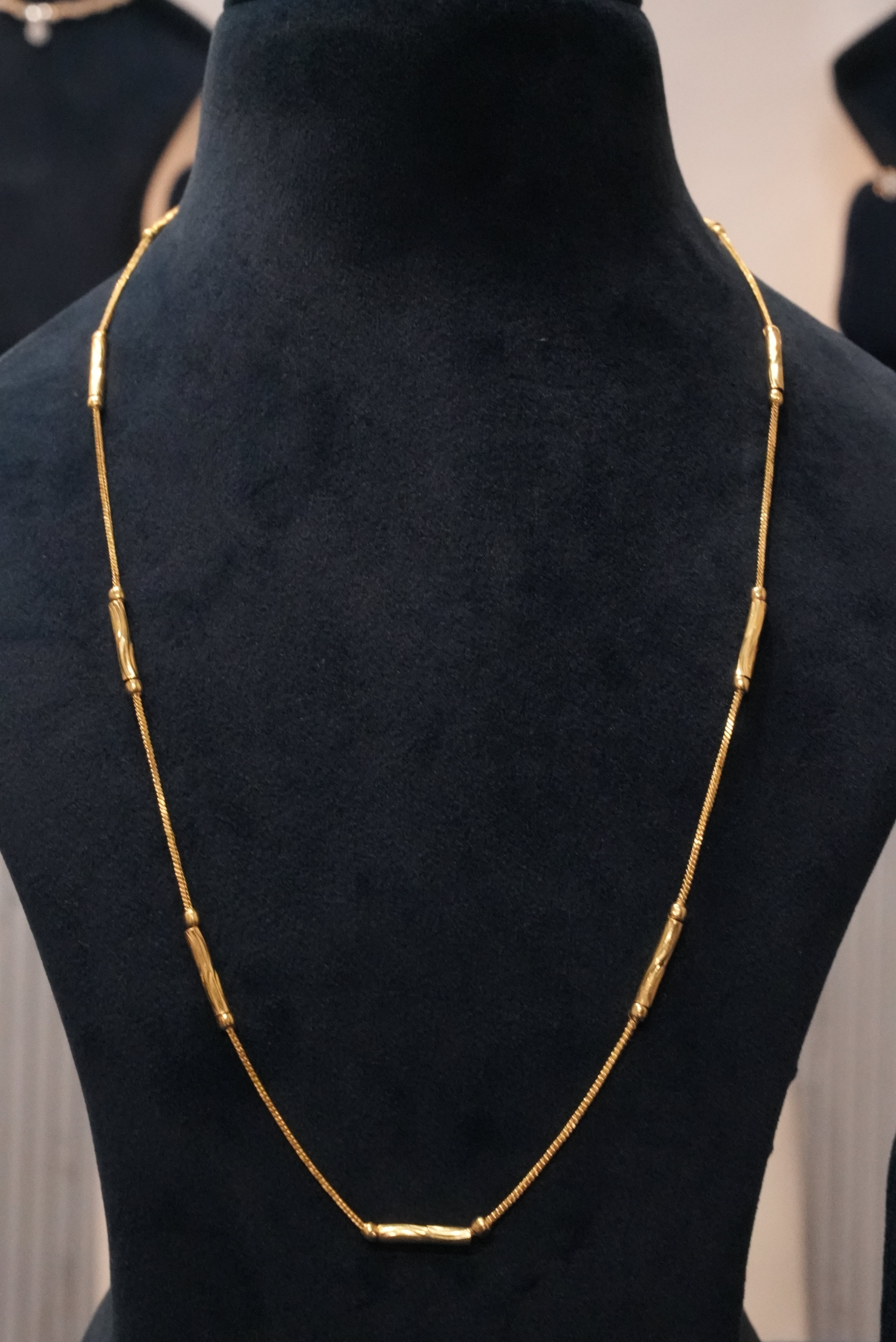 Chic Layer, Chains, Gold Patra demi-fine jewellery, Size 24 inches, SKU CH_L_12 image 1