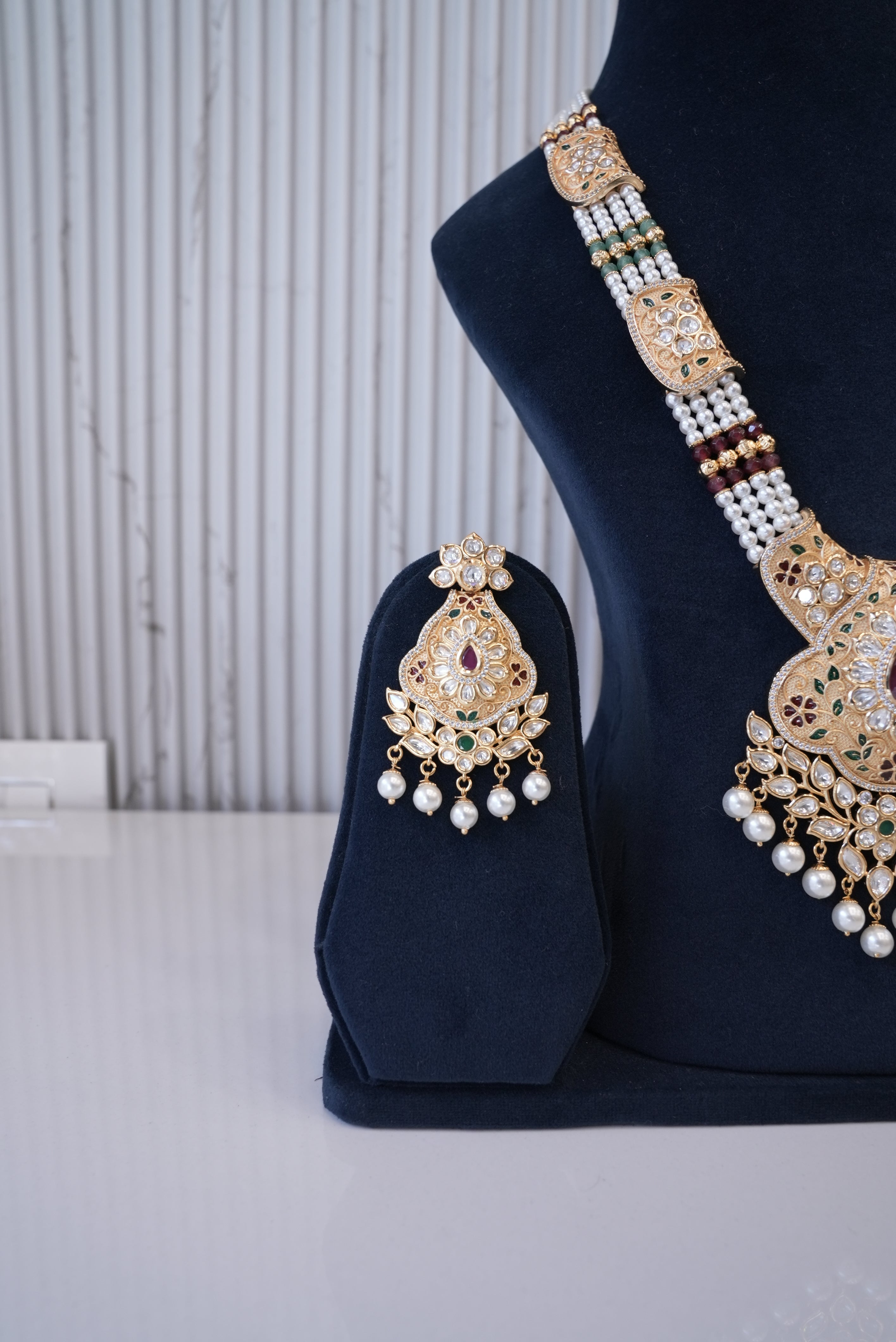 Meera‰۪s Dream, Necklace, Gold Patra demi-fine jewellery, SKU N_KS_1 image 2