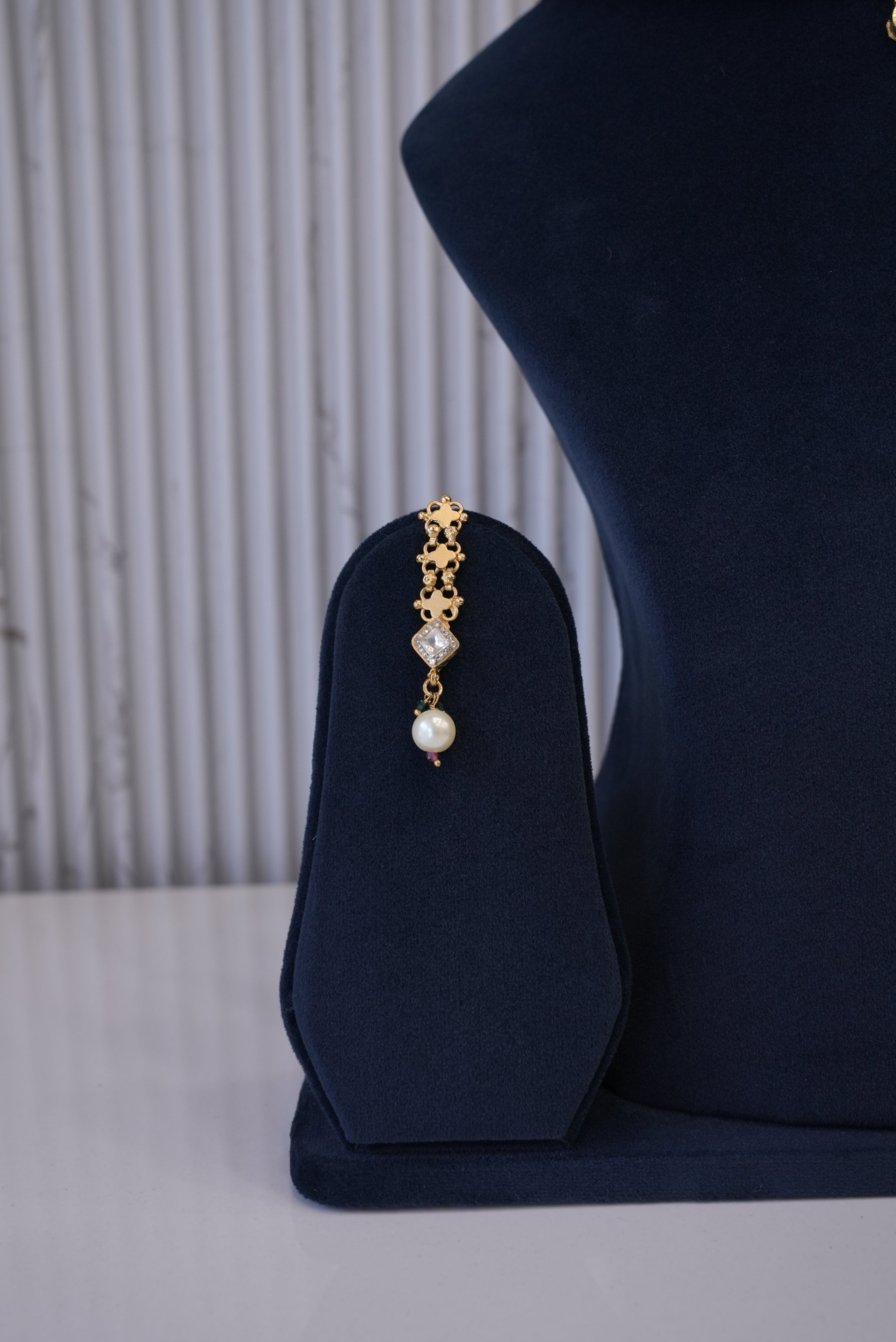 Vintage Vistara, Necklace, Gold Patra demi-fine jewellery, SKU N_AS_3 image 2
