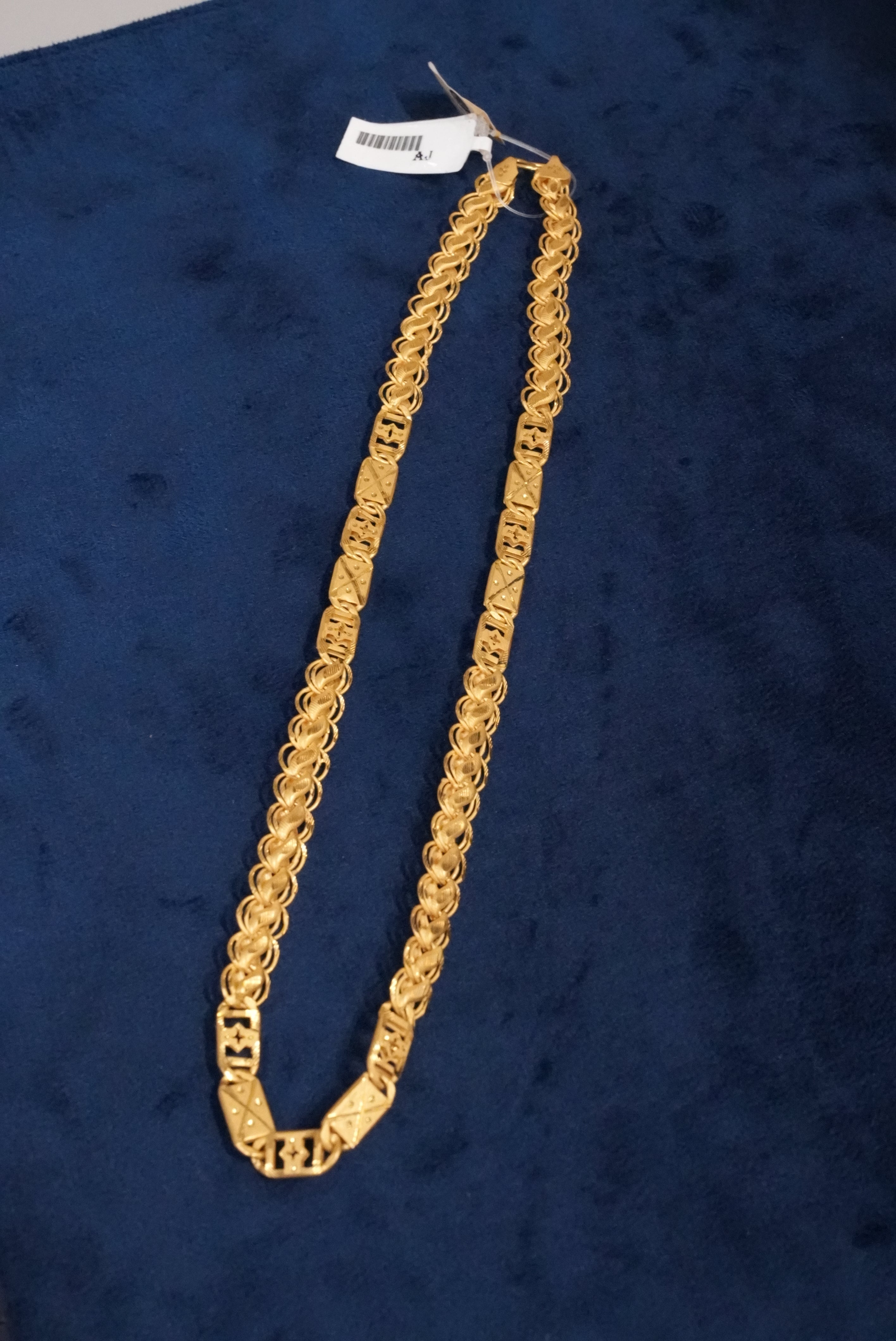 Regal Thread, Chains, Gold Patra demi-fine jewellery, Size 20 inches, SKU CH_G_3 image 1