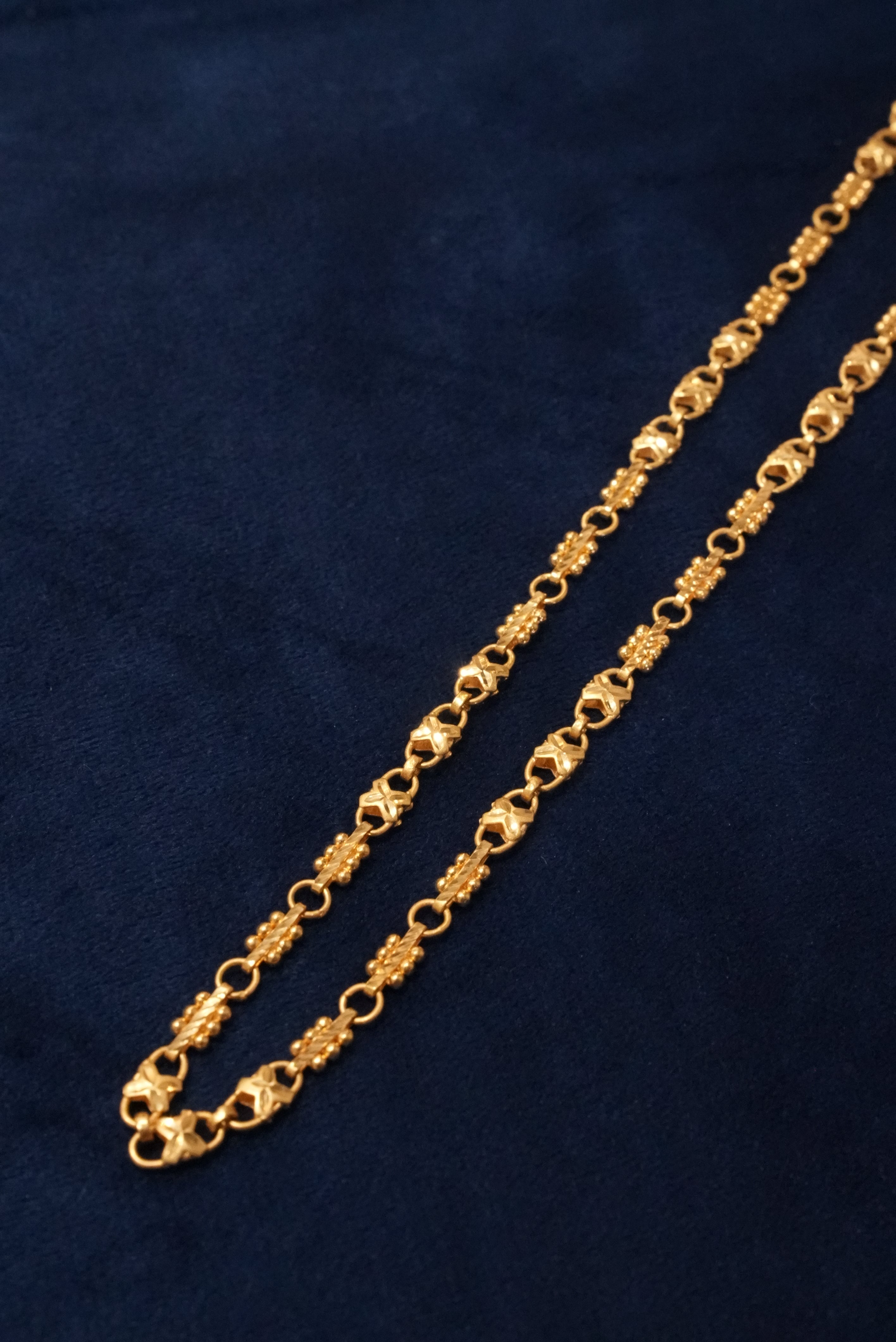 City Glam, Chains, Gold Patra demi-fine jewellery, Size 24 inches, SKU CH_L_8 image 2