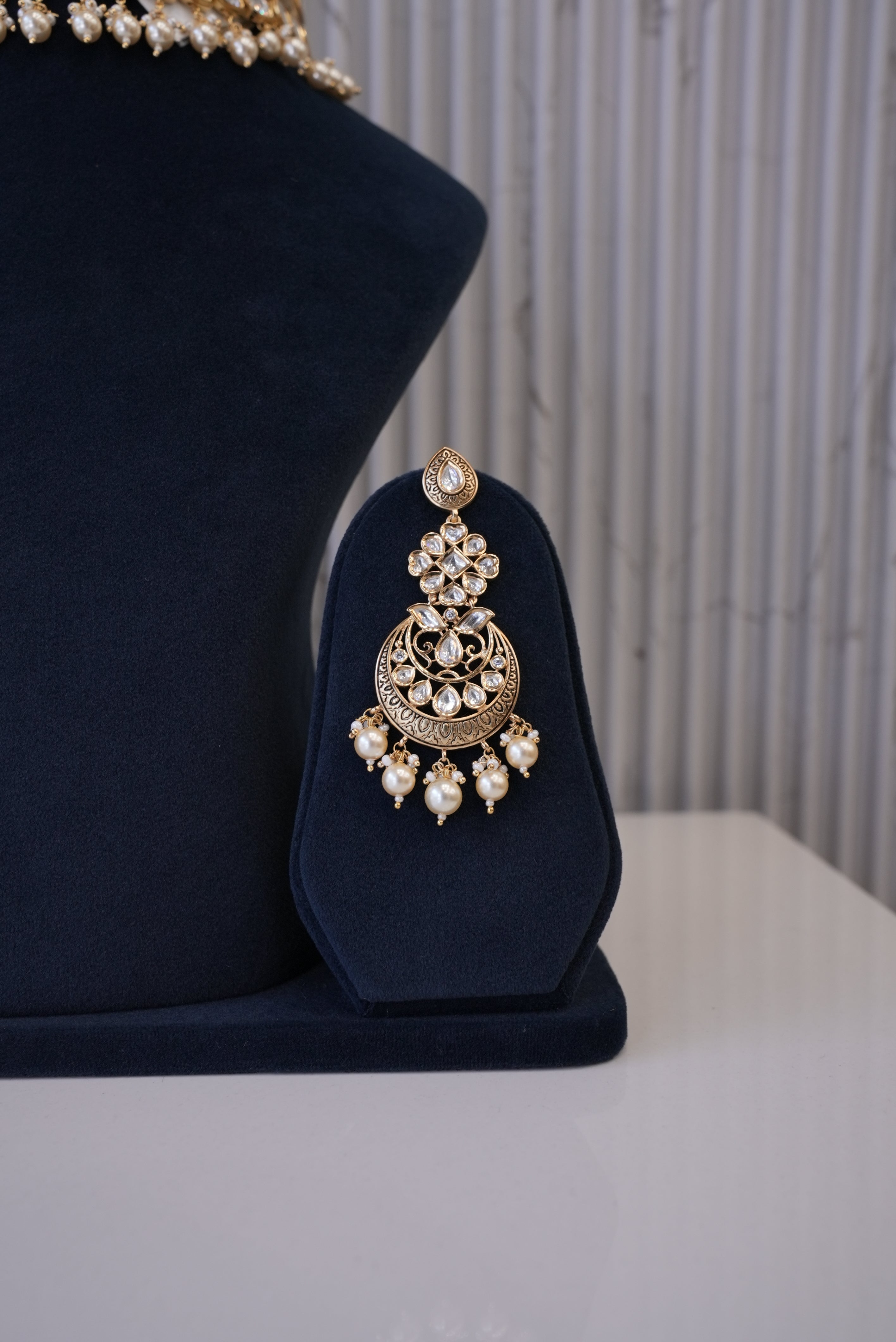 Golden Whisper, Necklace, Gold Patra demi-fine jewellery, SKU N_CH_6 image 3