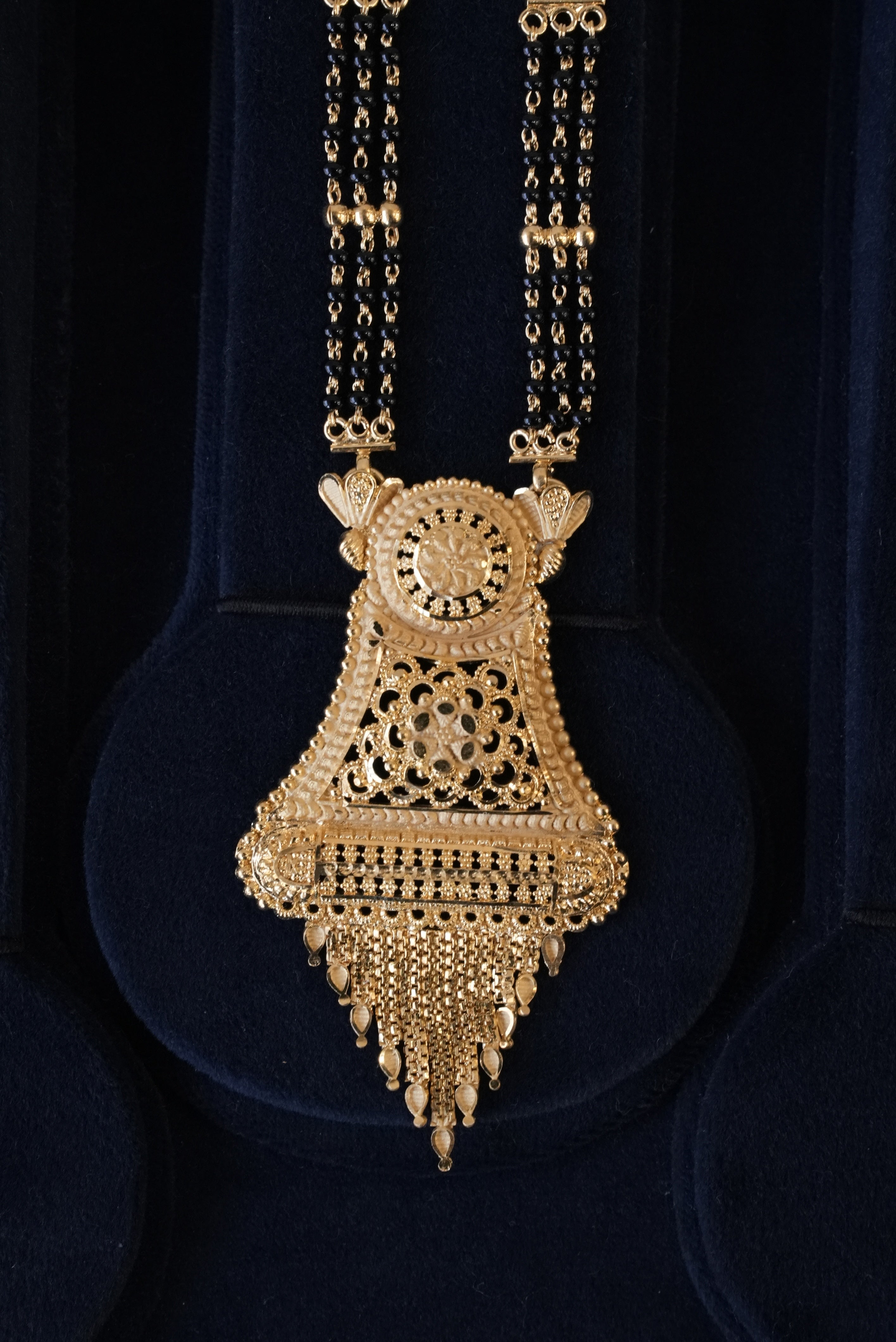 Devangana, Mangalsutra, Gold Patra demi-fine jewellery, SKU M_HT_4 image 1