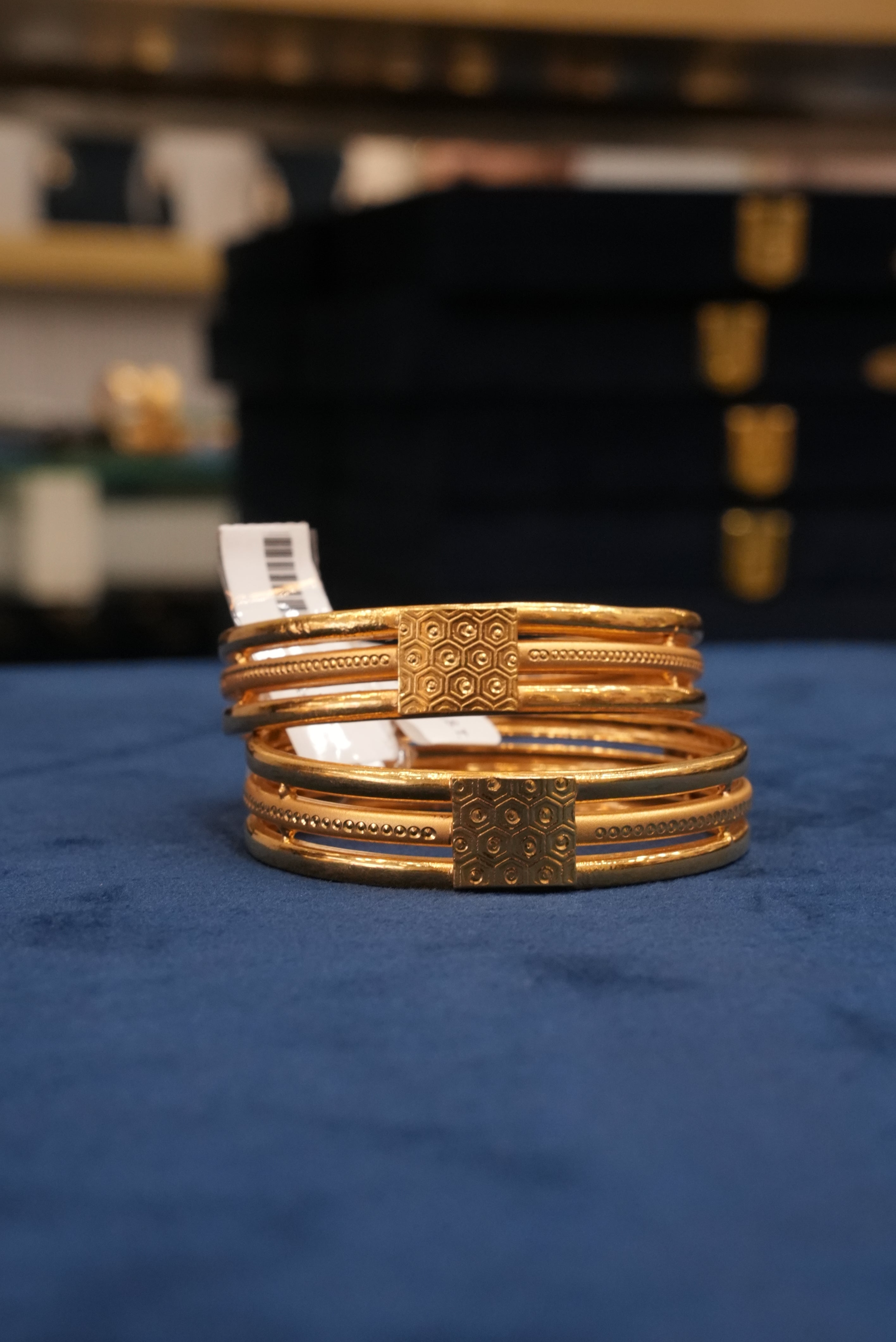 Ishita Luxe, Bangles & Kadas, Gold Patra demi-fine jewellery, Size 2.4, SKU BK_L_9 image 1