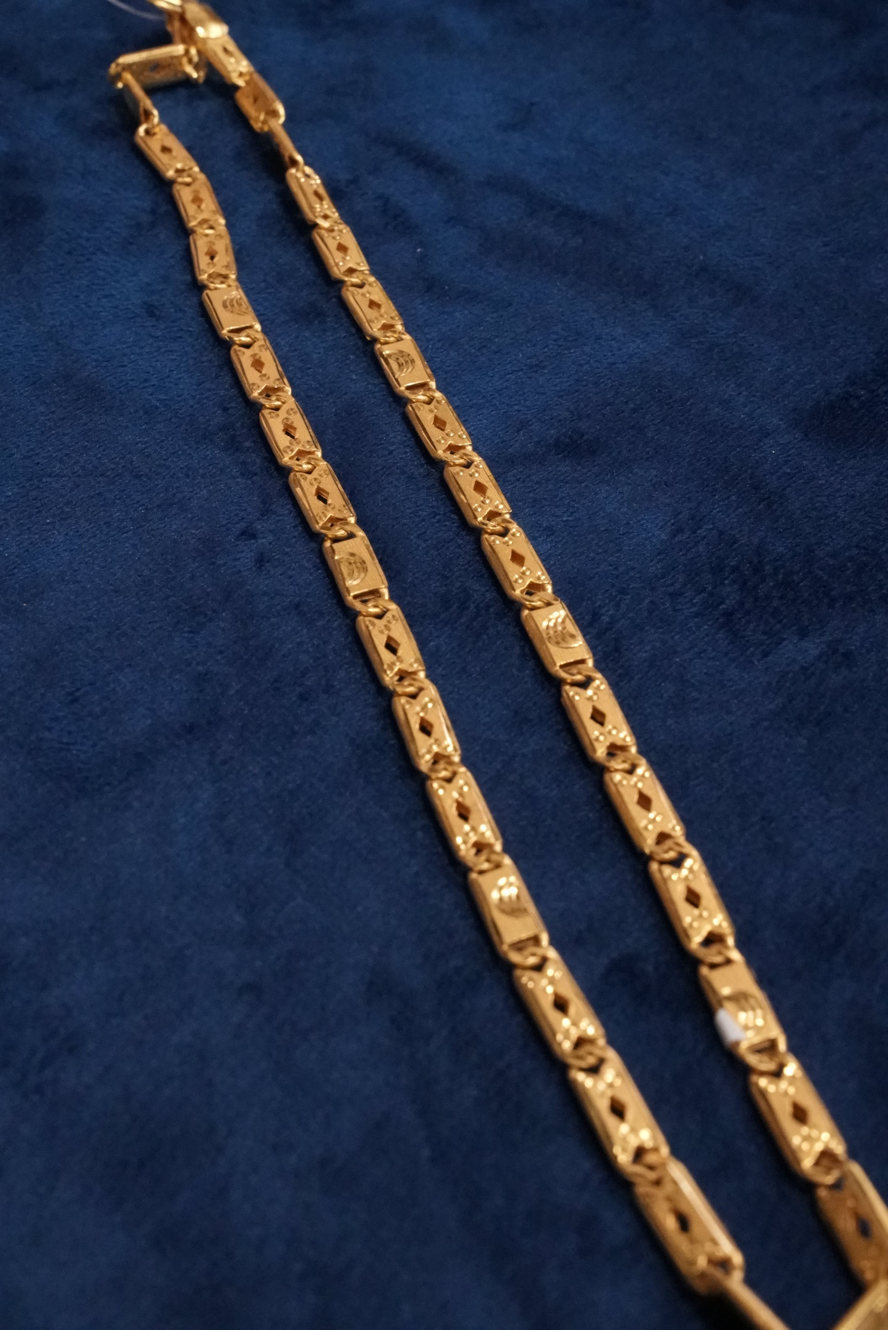 Royal Bling, Chains, Gold Patra demi-fine jewellery, Size 20 inches, SKU CH_G_9 image 2