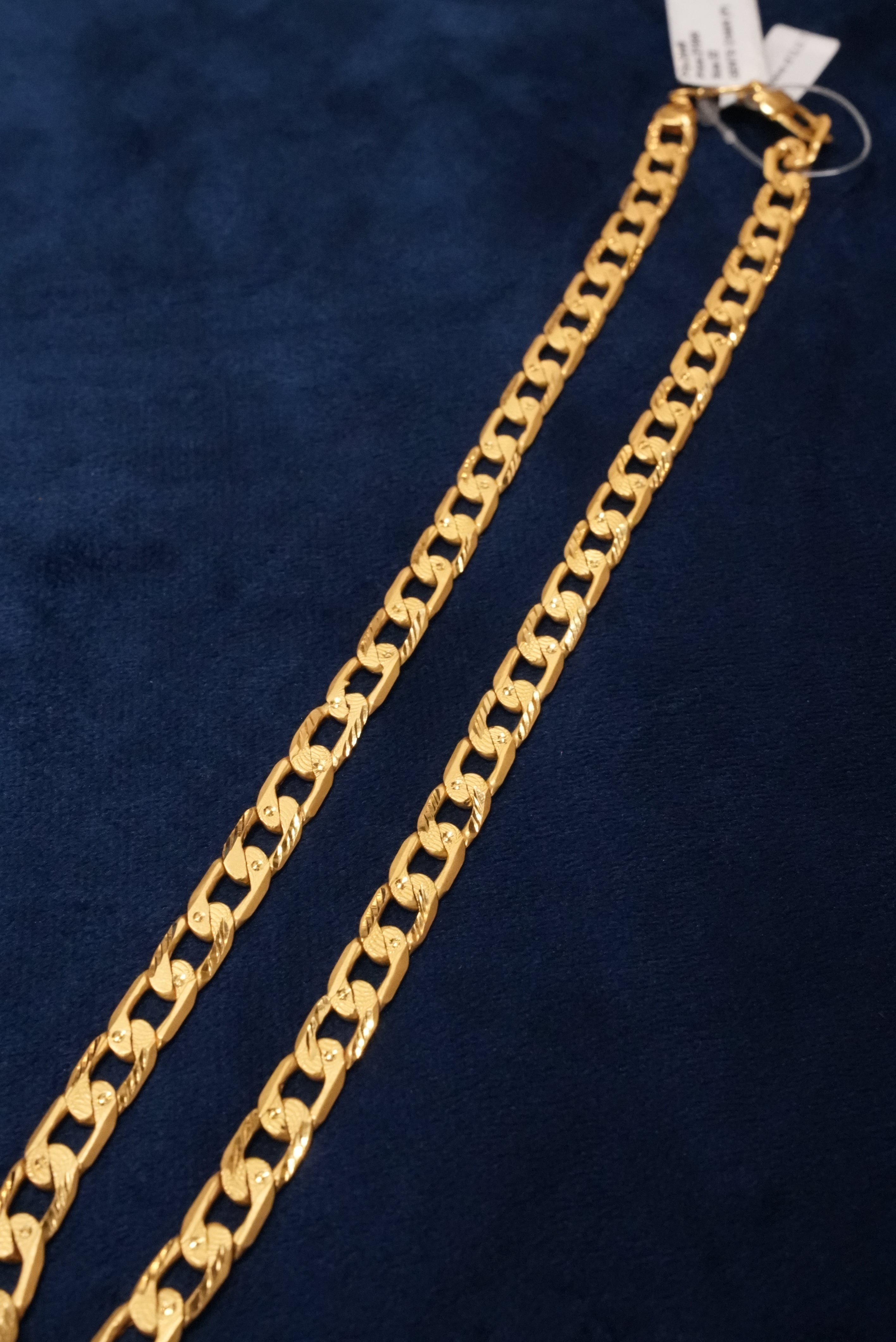 Pure Glow, Chains, Gold Patra demi-fine jewellery, Size 22 inches, SKU CH_G_13 image 2