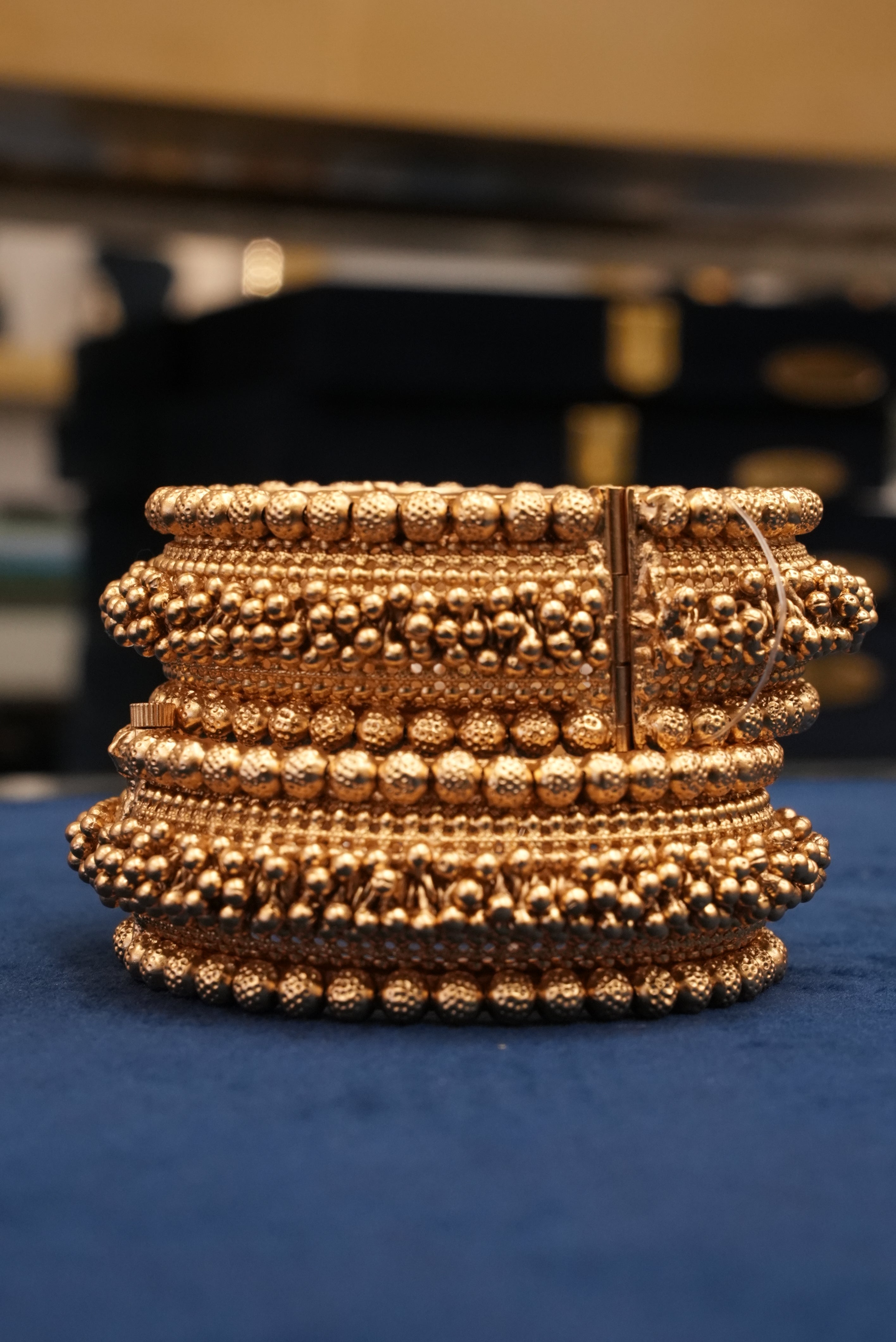 Varnika, Bangles & Kadas, Gold Patra demi-fine jewellery, Size 2.6, SKU BK_L_46 image 2