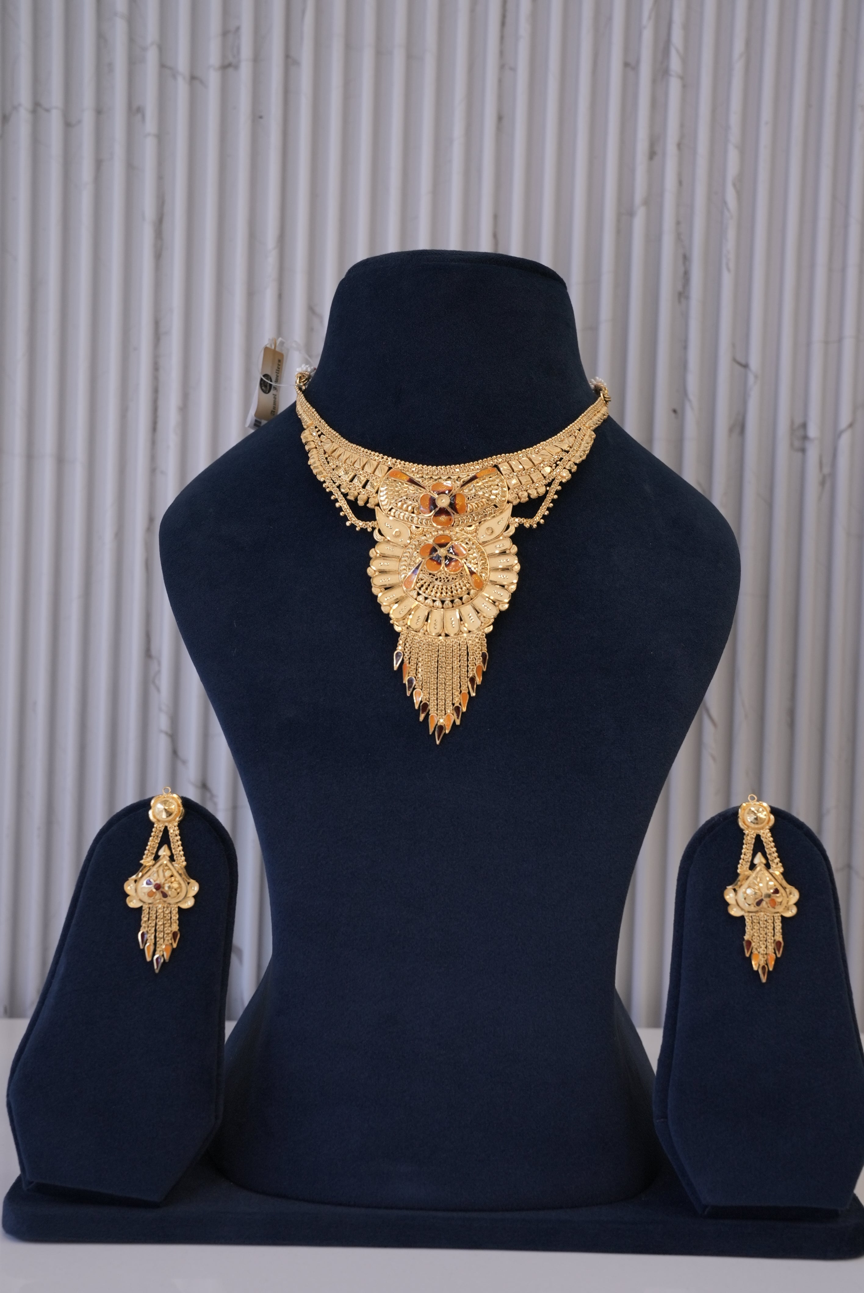 The Gilded Touch, Necklace, Gold Patra demi-fine jewellery, SKU N_GS_8 image 0