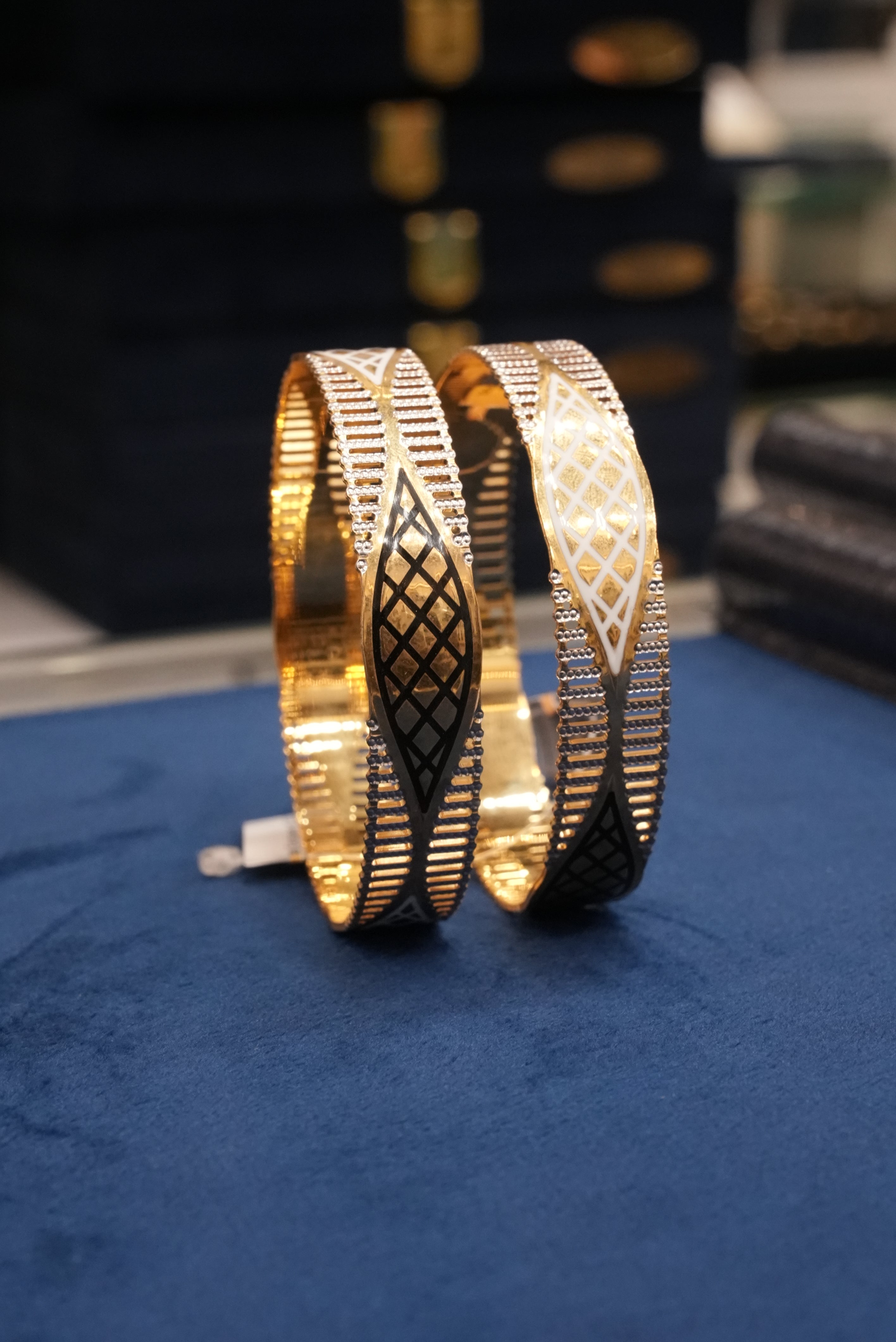 Regal Essence, Bangles & Kadas, Gold Patra demi-fine jewellery, Size 2.10, SKU BK_L_73 image 0