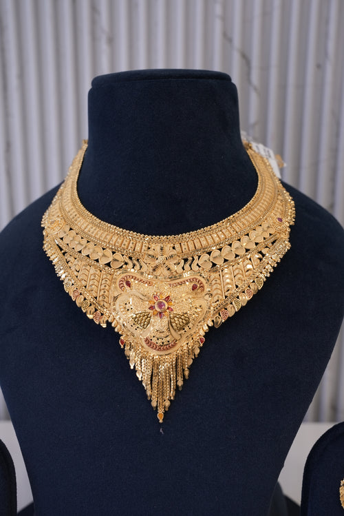 Auric Grace, Necklace, Gold Patra demi-fine jewellery, SKU N_GS_7 image 1
