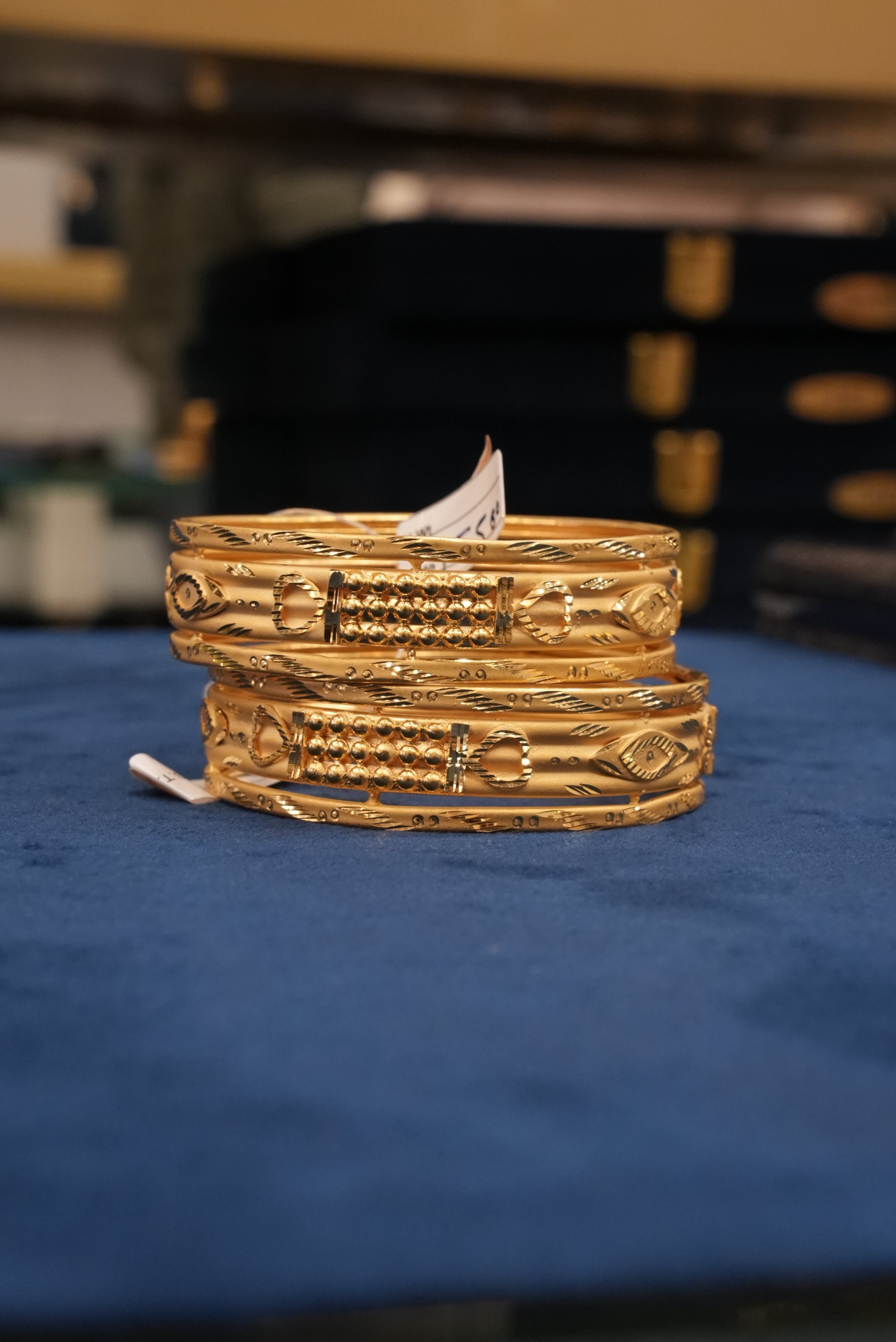 Modique, Bangles & Kadas, Gold Patra demi-fine jewellery, Size 2.6, SKU BK_L_27 image 2